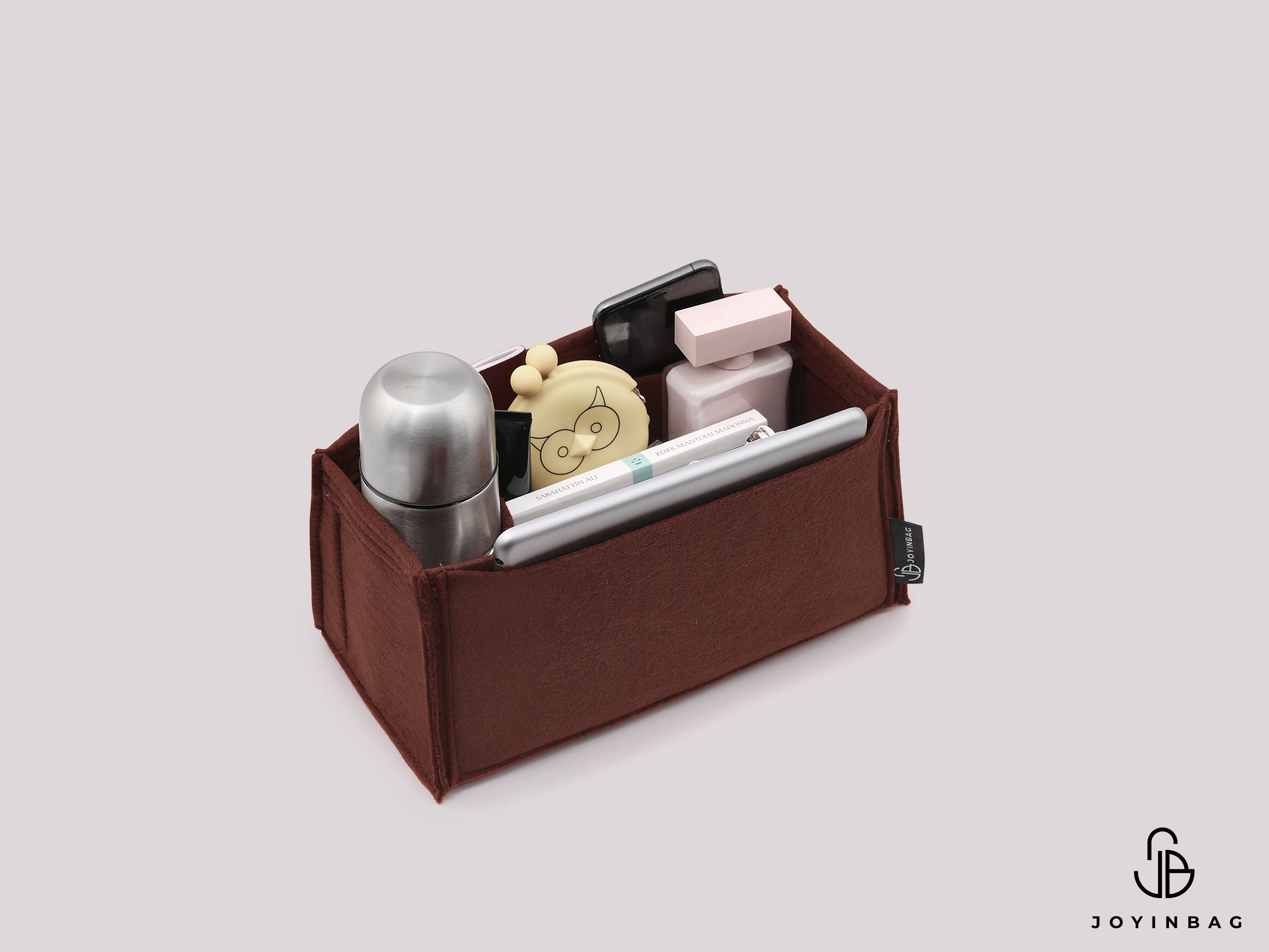 Steamer MM Felt Bag Organizer with Bottle Holder and Pockets