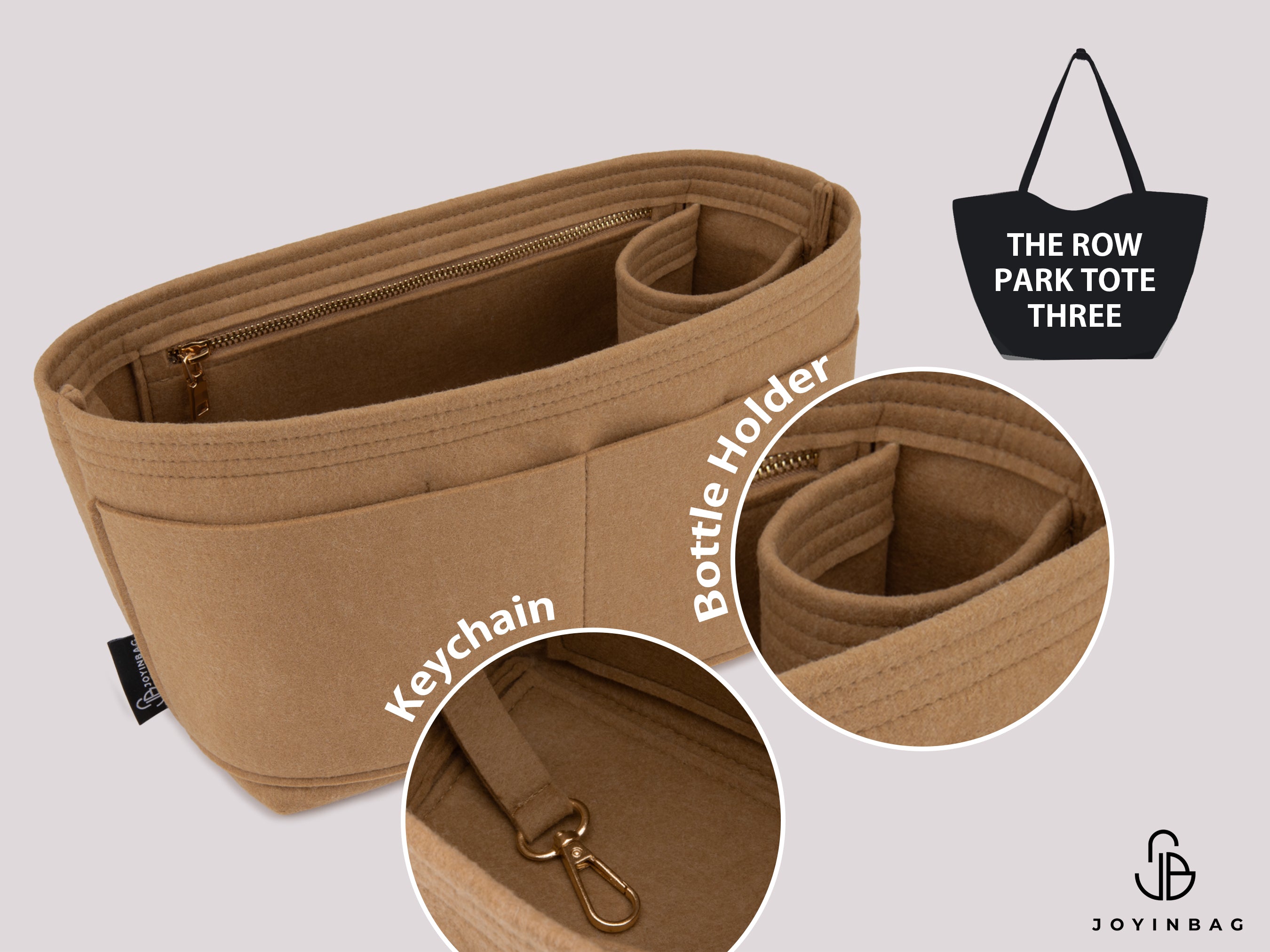 The Row Park Tote Three-Bag Organizer