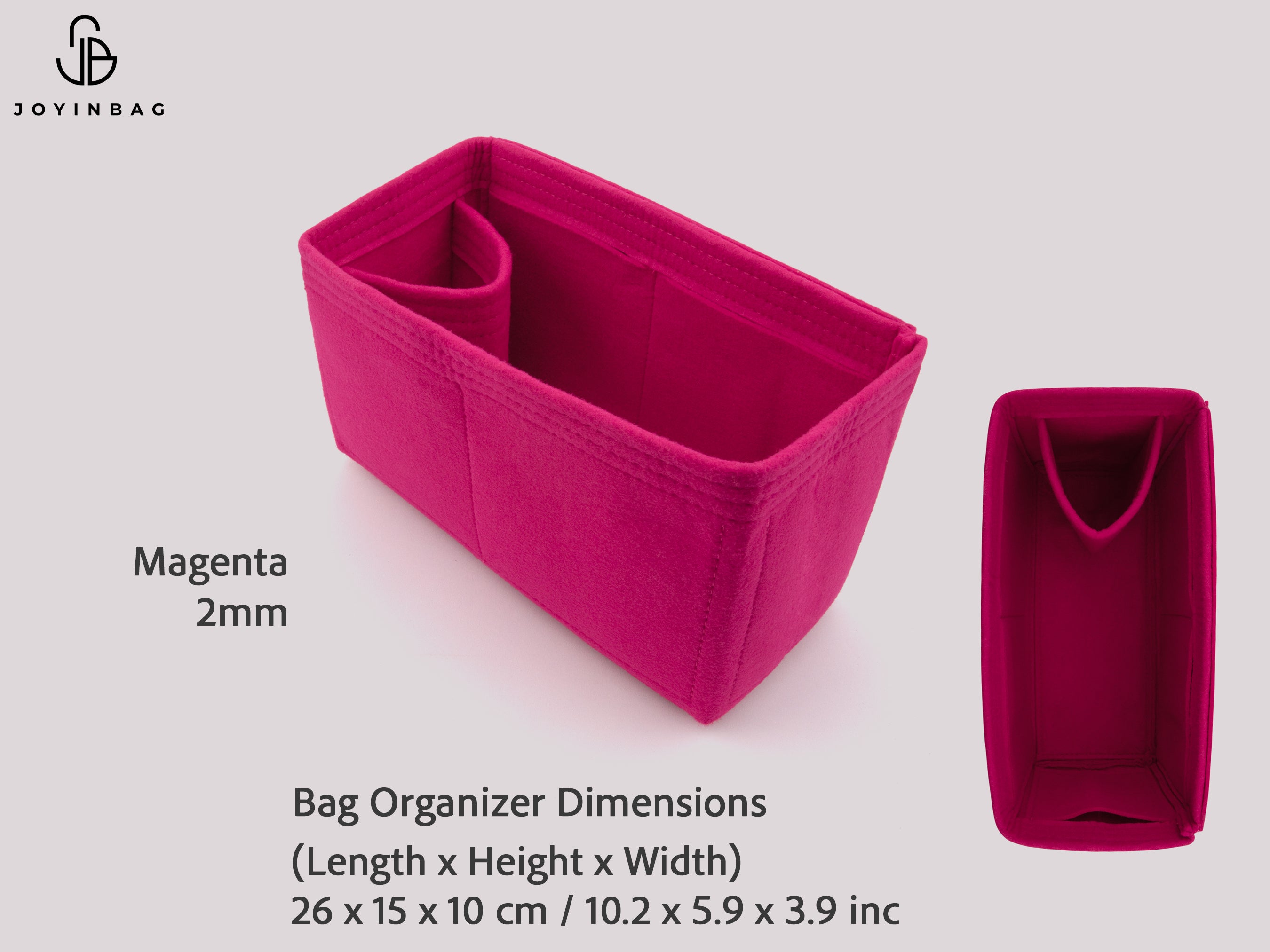 Clearance Bag Organizer Insert by Size Felt Purse Insert Multi Model