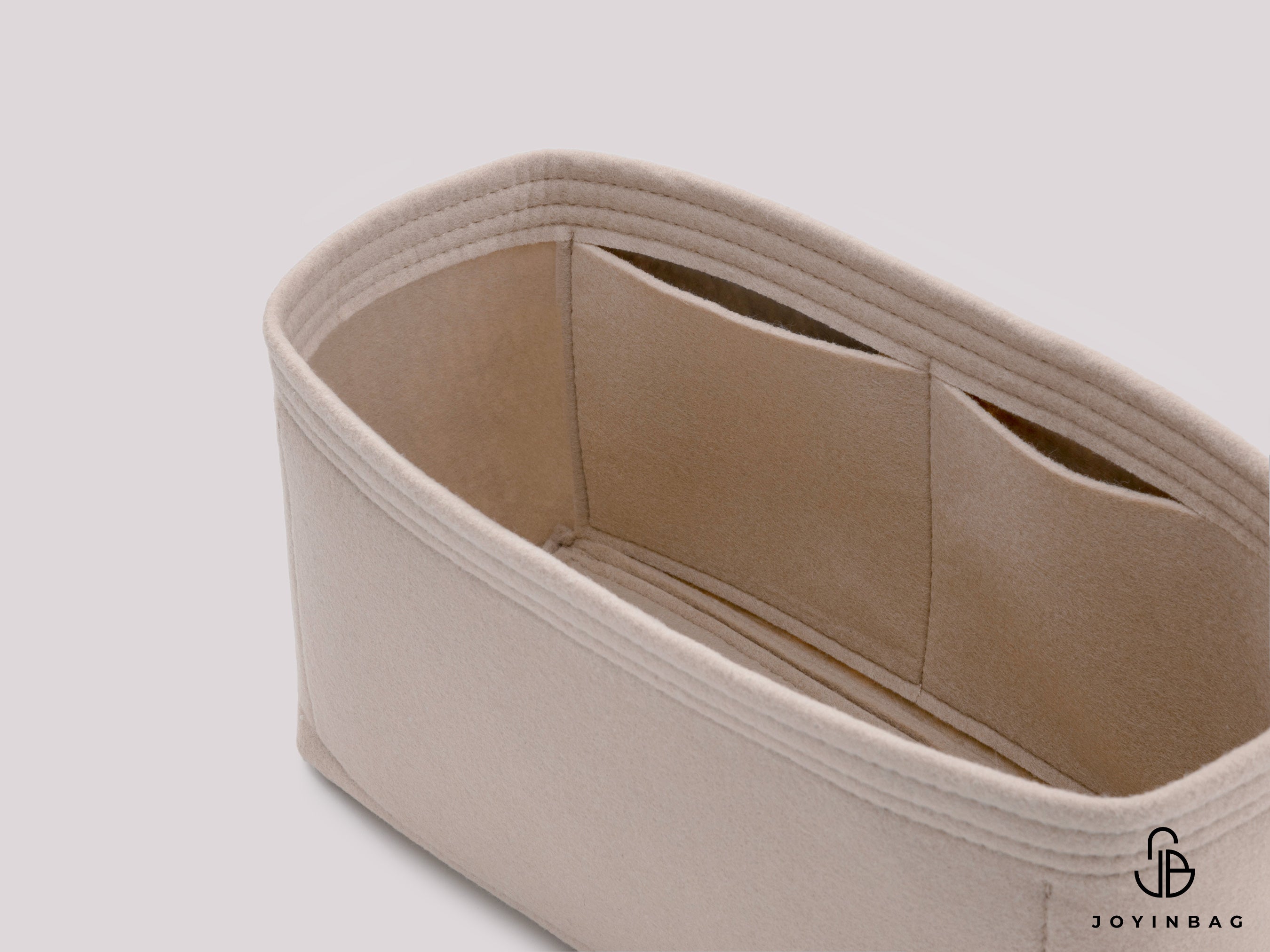 Hermes Berlin 28 Bag Organizer Insert – Felt Liner with Interior Pockets