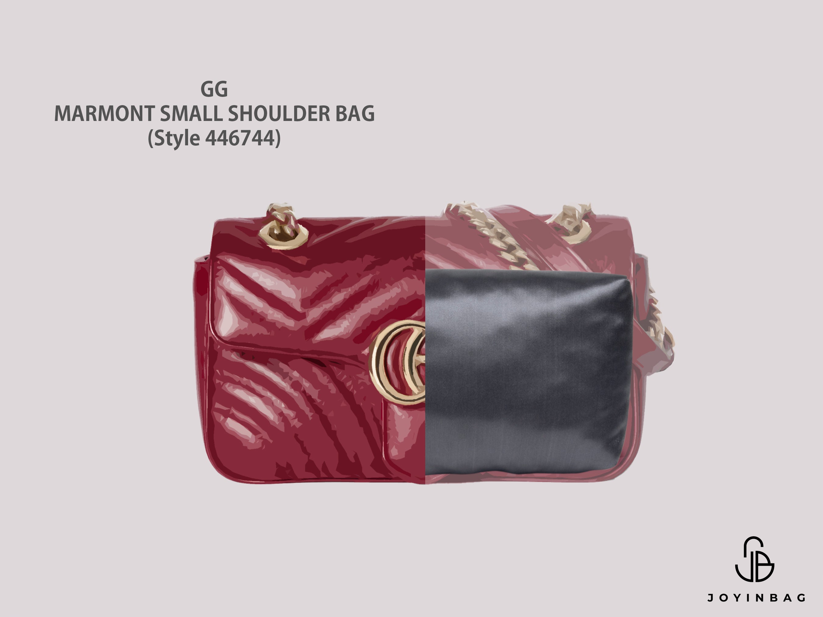 GG Marmont Small Shoulder Bag (Style 446744 ) Bag Storage Pillow