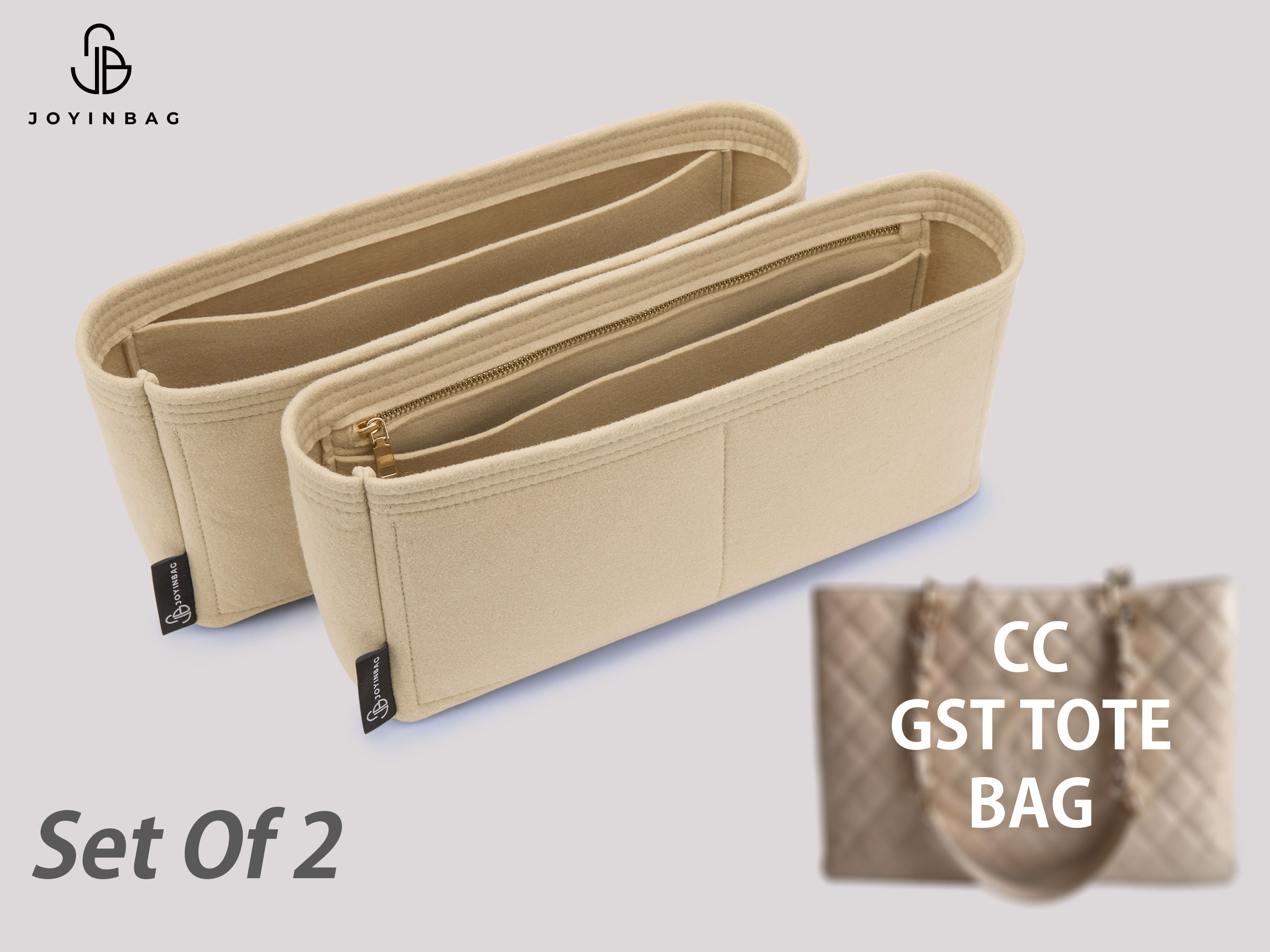 Cha. GST Tote Bag (Set of 2) Insert