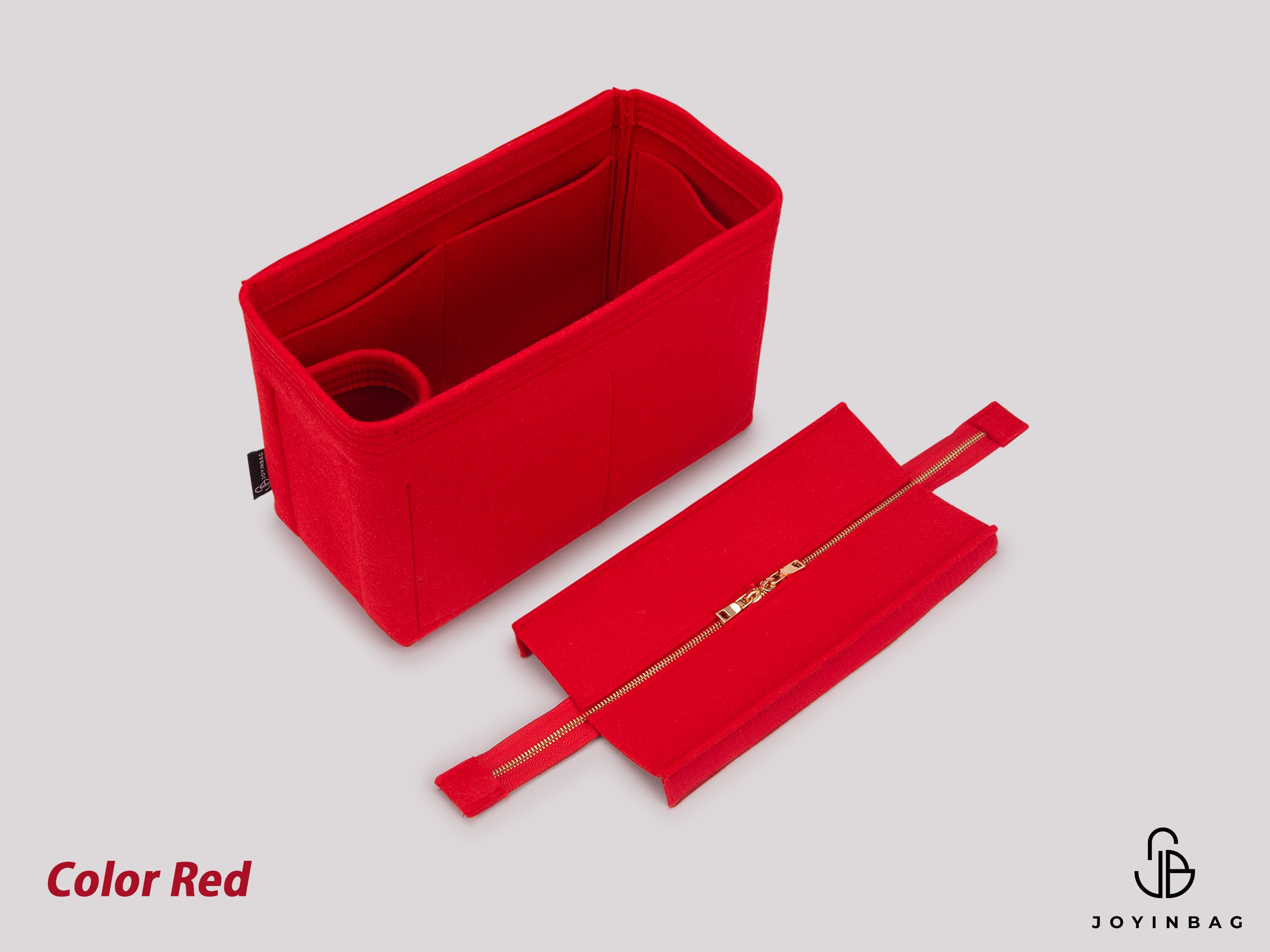 Custom Size Custom Bag Organizer with Removable Top Cover – Bottle Holder & Pockets