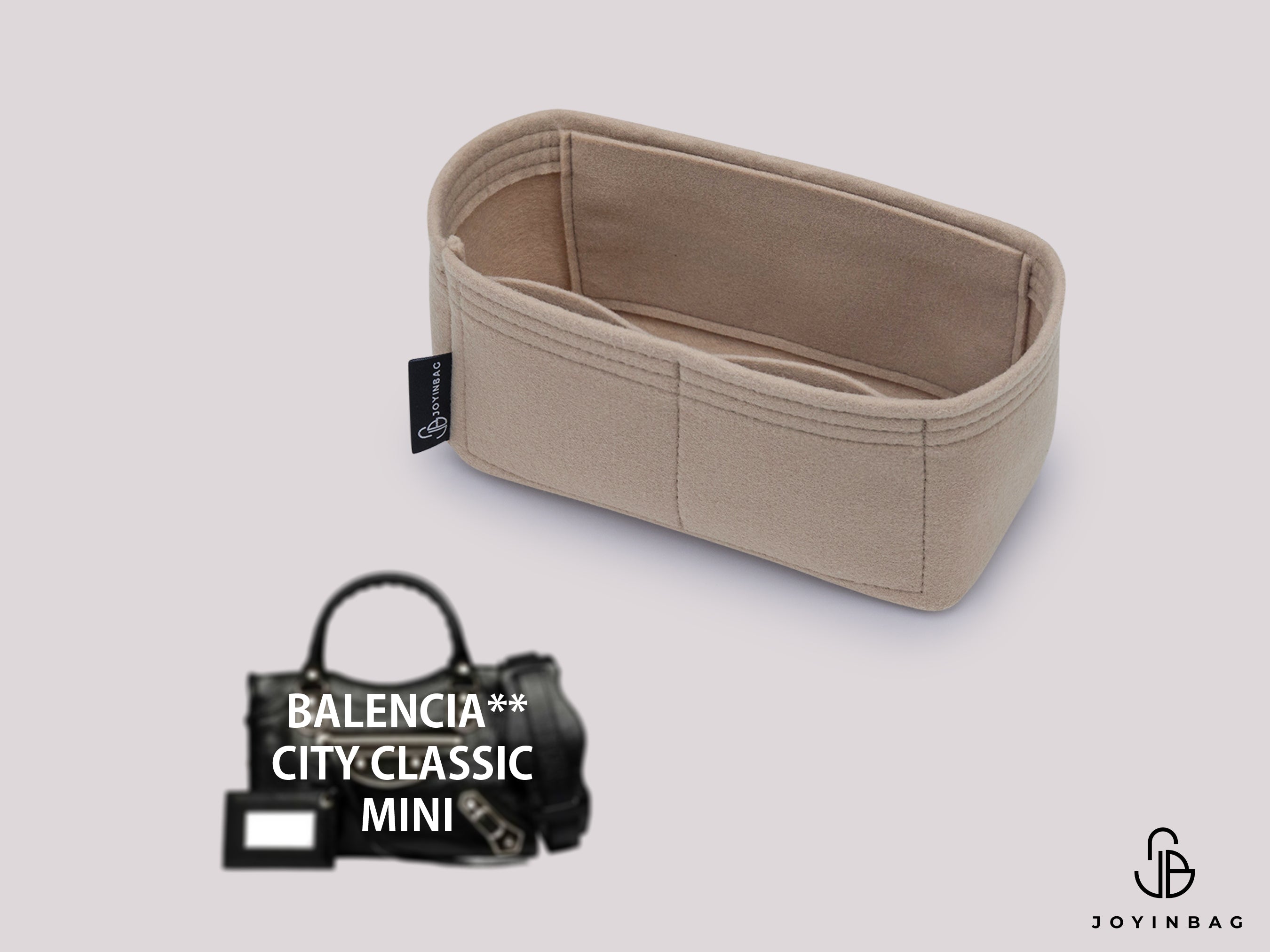 Balencia. City Classic Mini Bag Organizer – 3 Innentaschen