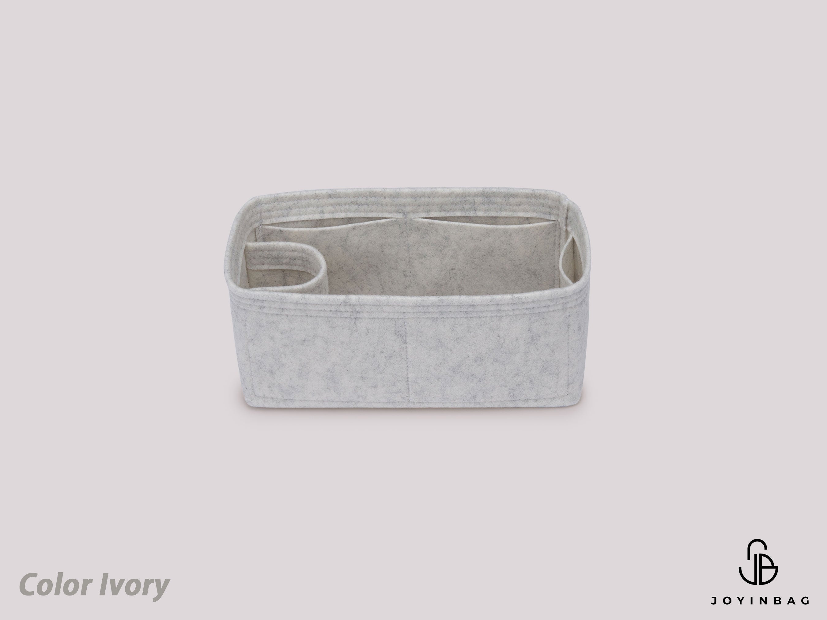 Bottle-Ready Felt Insert for Lockme Go Bag with Multi-Pocket Interior