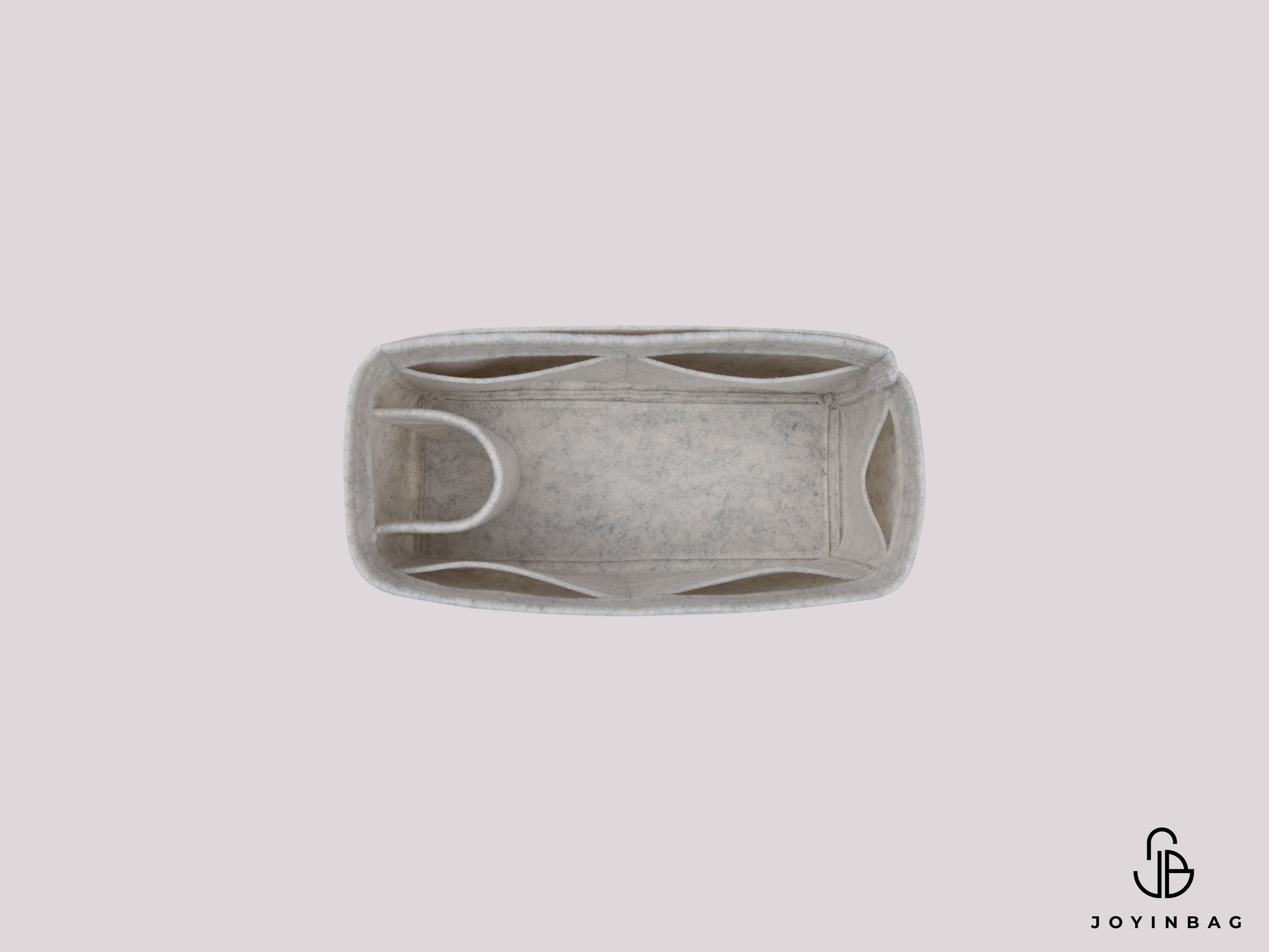 Bottle-Ready Felt Insert for Lockme Go Bag with Multi-Pocket Interior