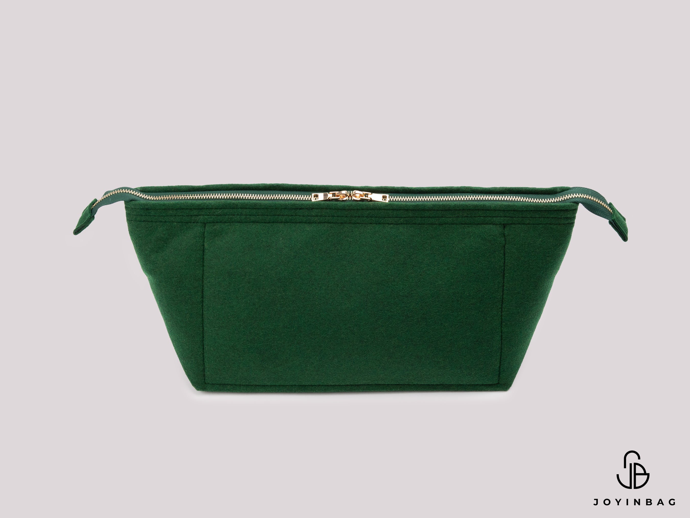Gucci Giglio Small Felt Bag Organizer with Zipper Closure