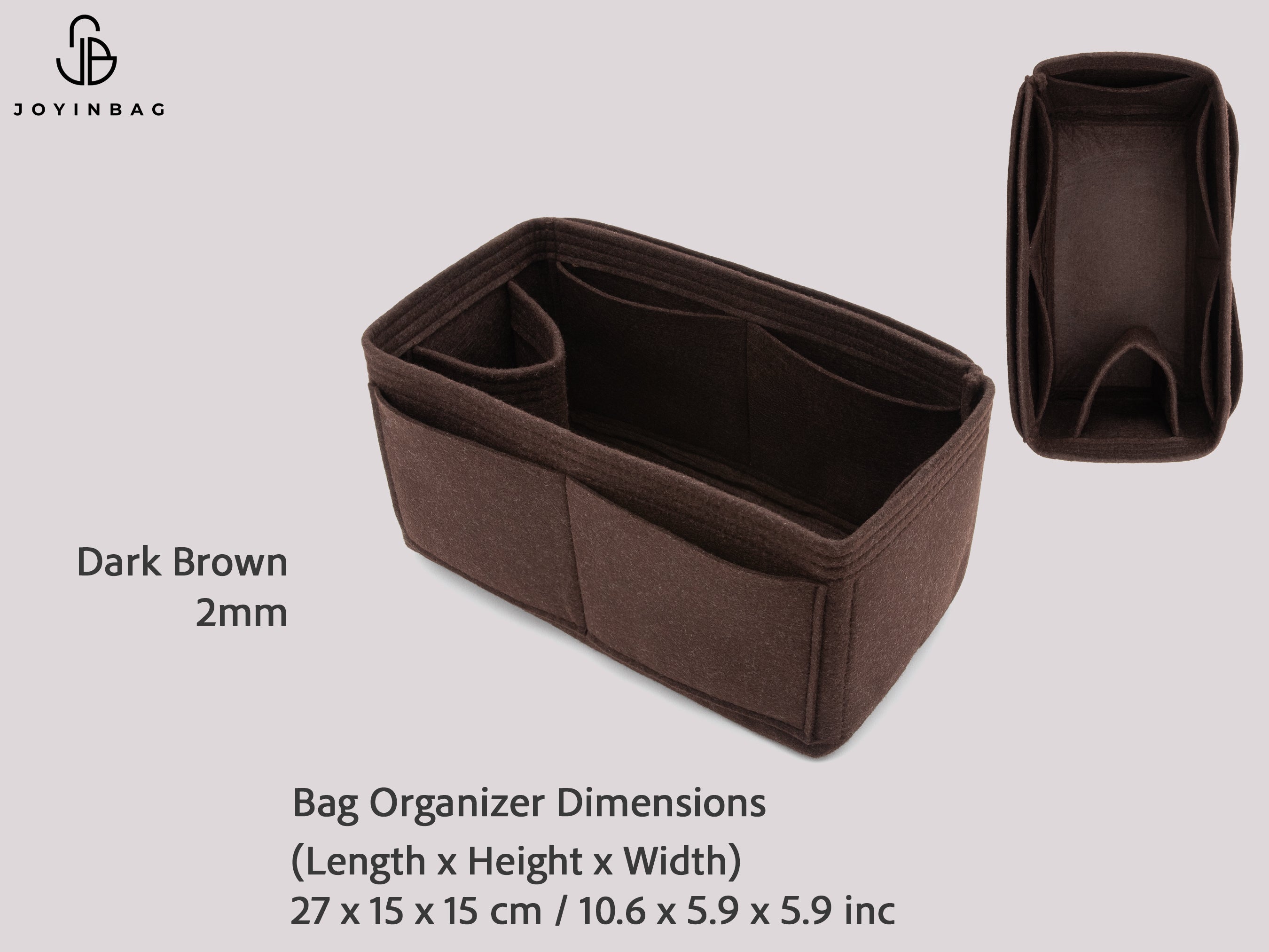 Clearance Bag Organizer Insert by Size Felt Purse Insert Multi Model