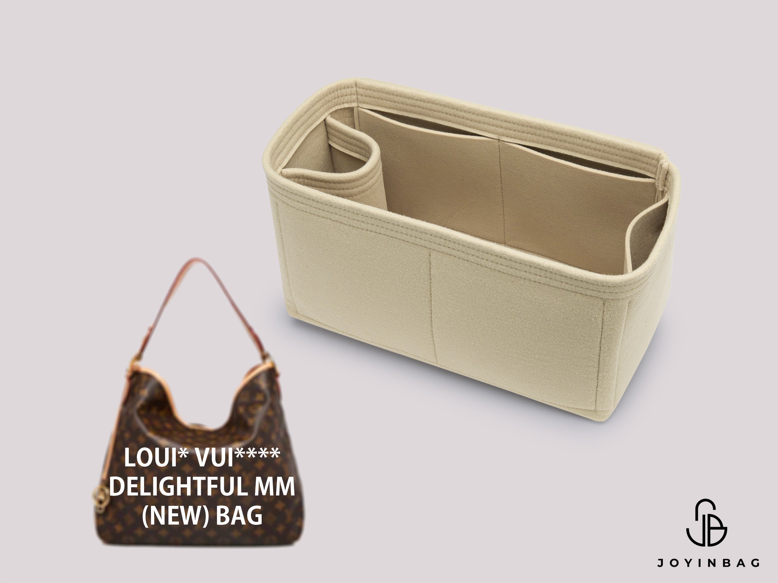 Loui. Vui. Delightful MM (New) Bag Insert