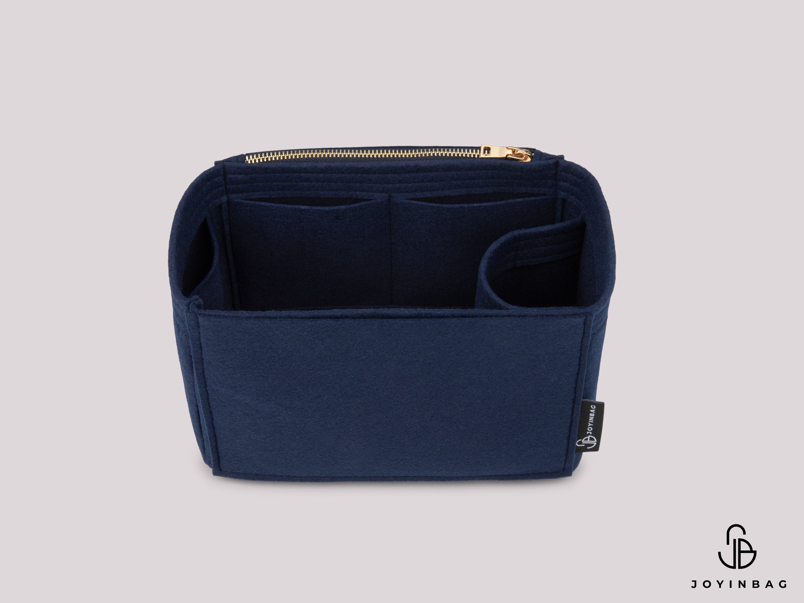 Mulberry Mini Bayswater Tote Insert – 2mm & 3mm Felt, 36 Colors, Secure Zipper Options