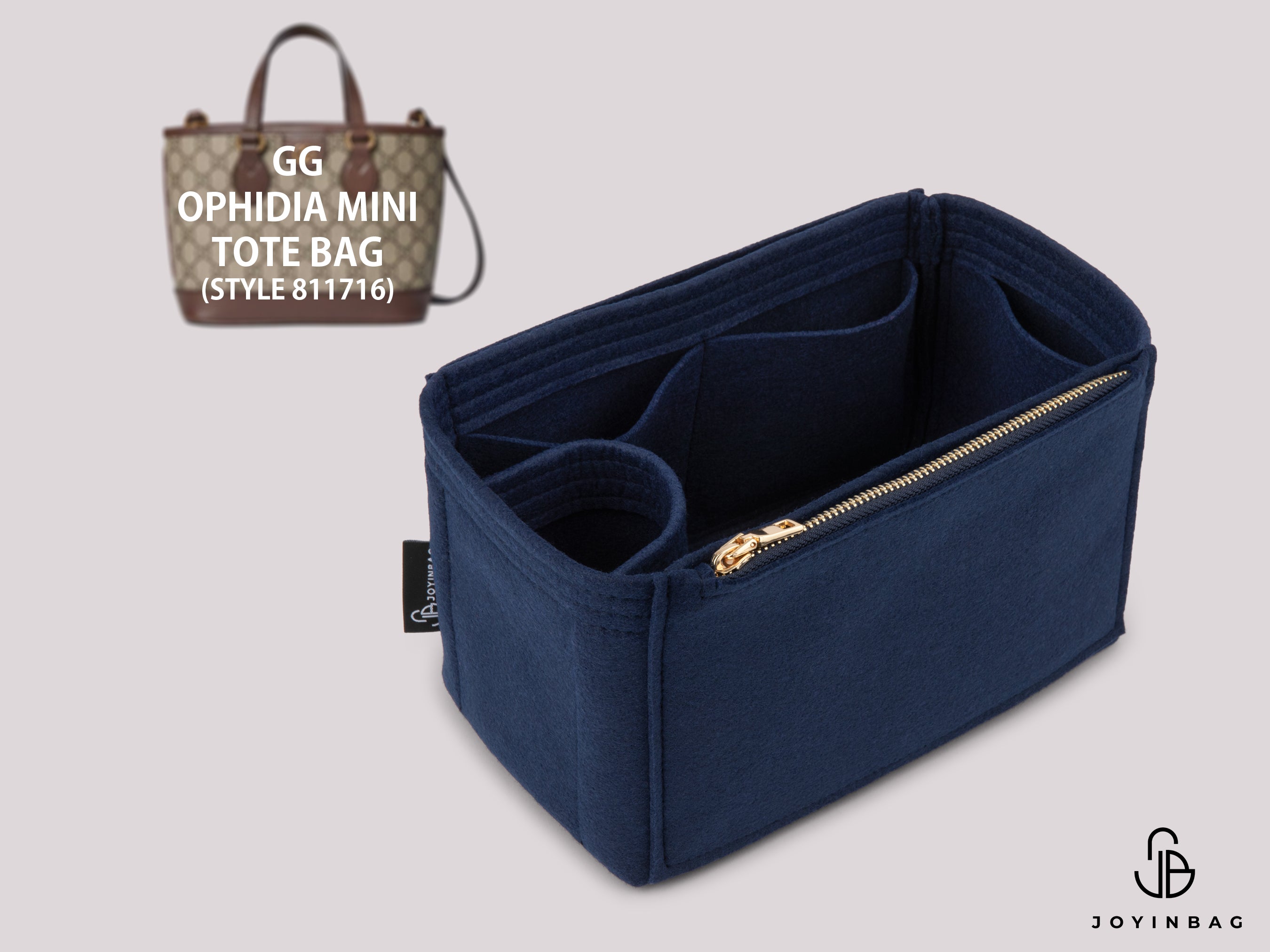 GG Ophidia Mini Tote Bag (Style 811716) Insert