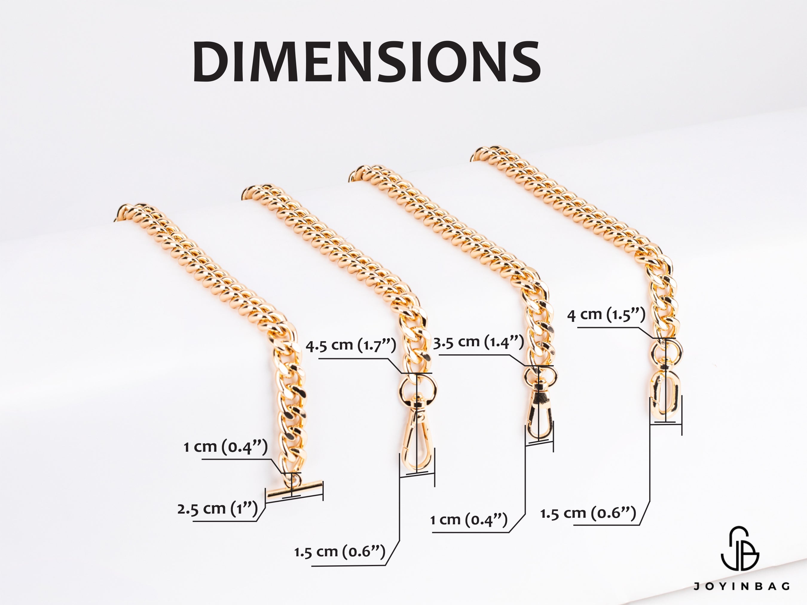 Clutch Chain Strap – Elegant and Lightweight Metal Bag Chain for Clutches