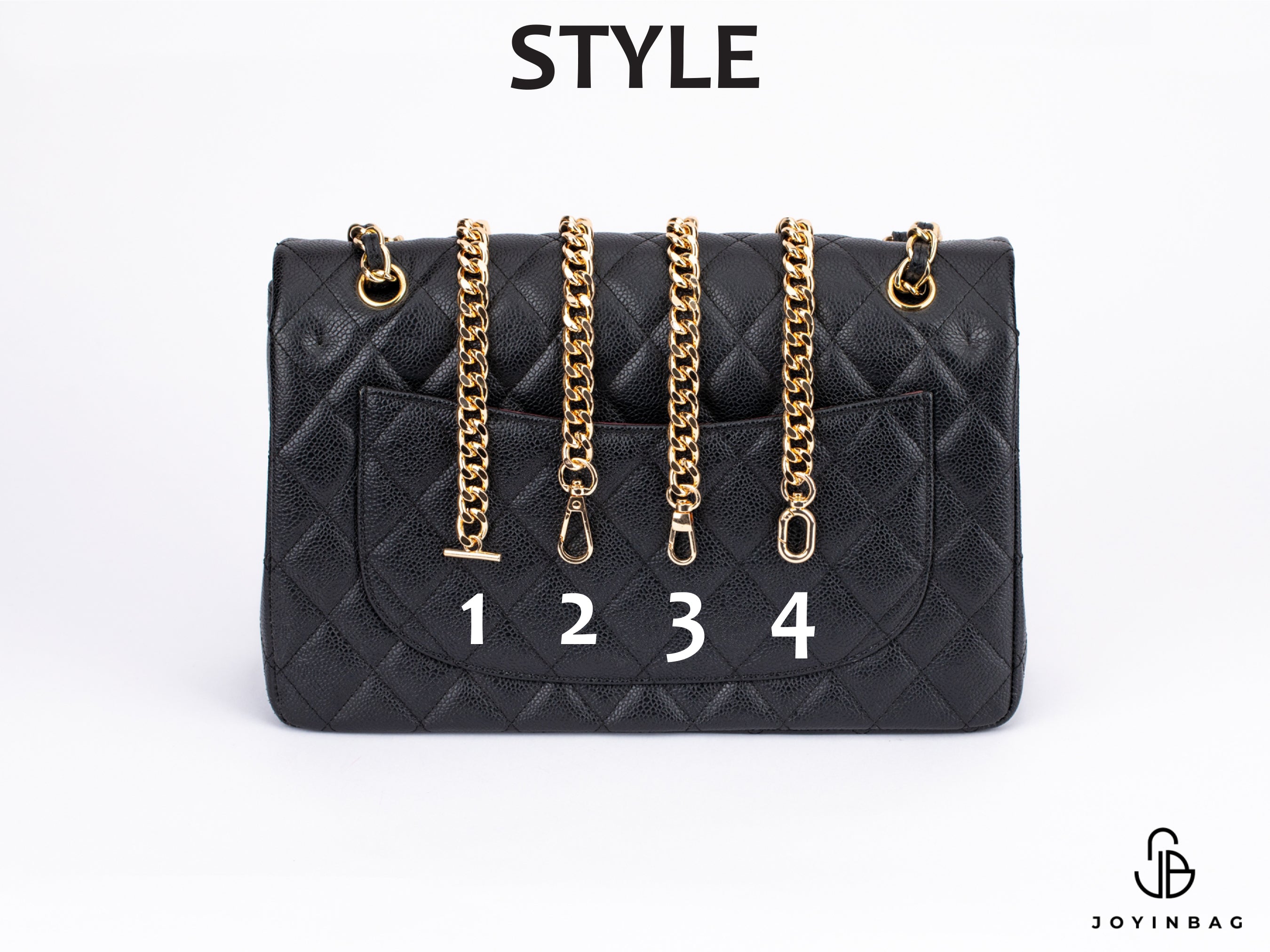 Clutch Chain Strap – Elegant and Lightweight Metal Bag Chain for Clutches