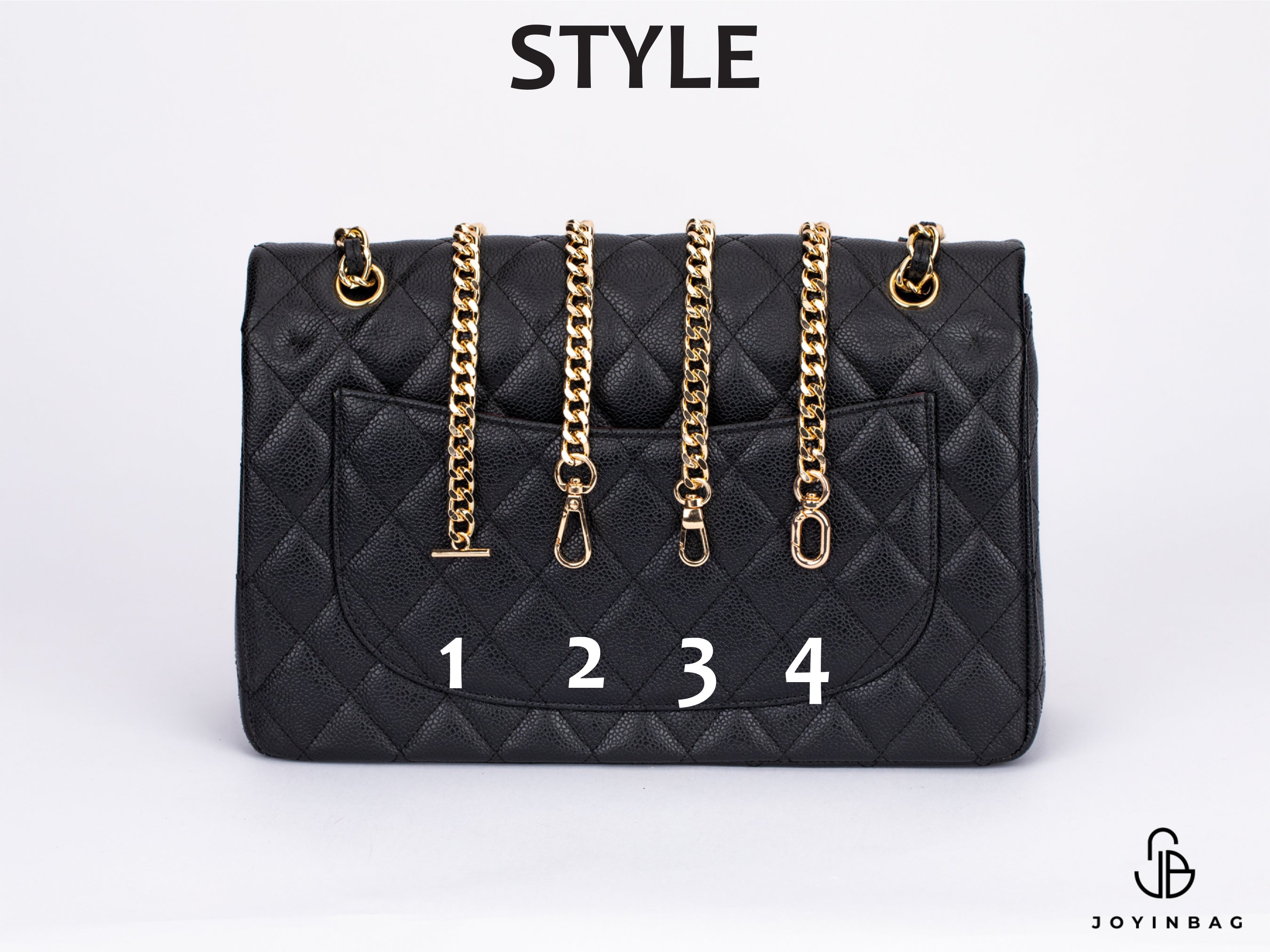 Clutch Chain Strap – Elegant and Lightweight Metal Bag Chain for Clutches