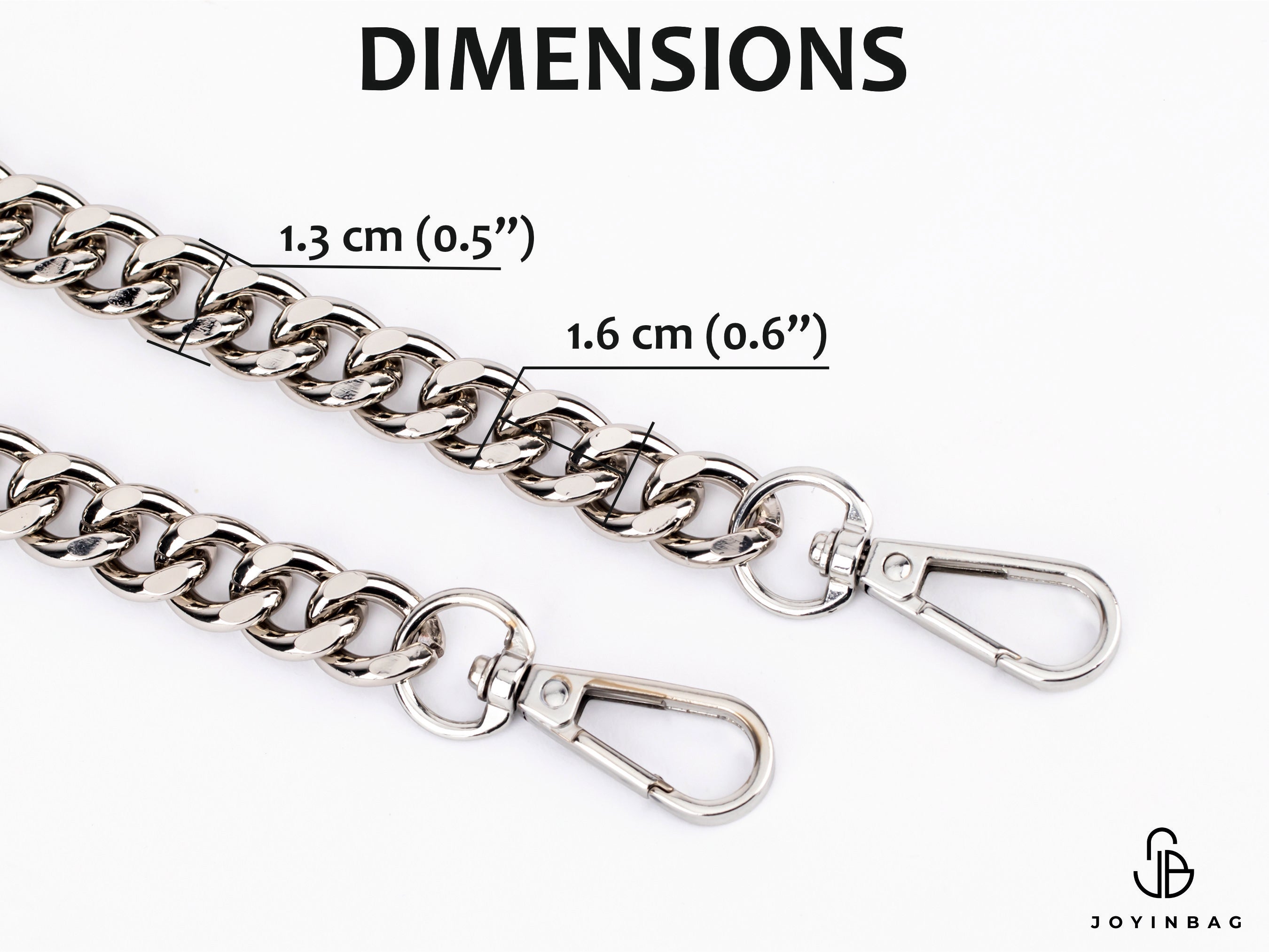Clutch Chain Strap – Elegant and Lightweight Metal Bag Chain for Clutches
