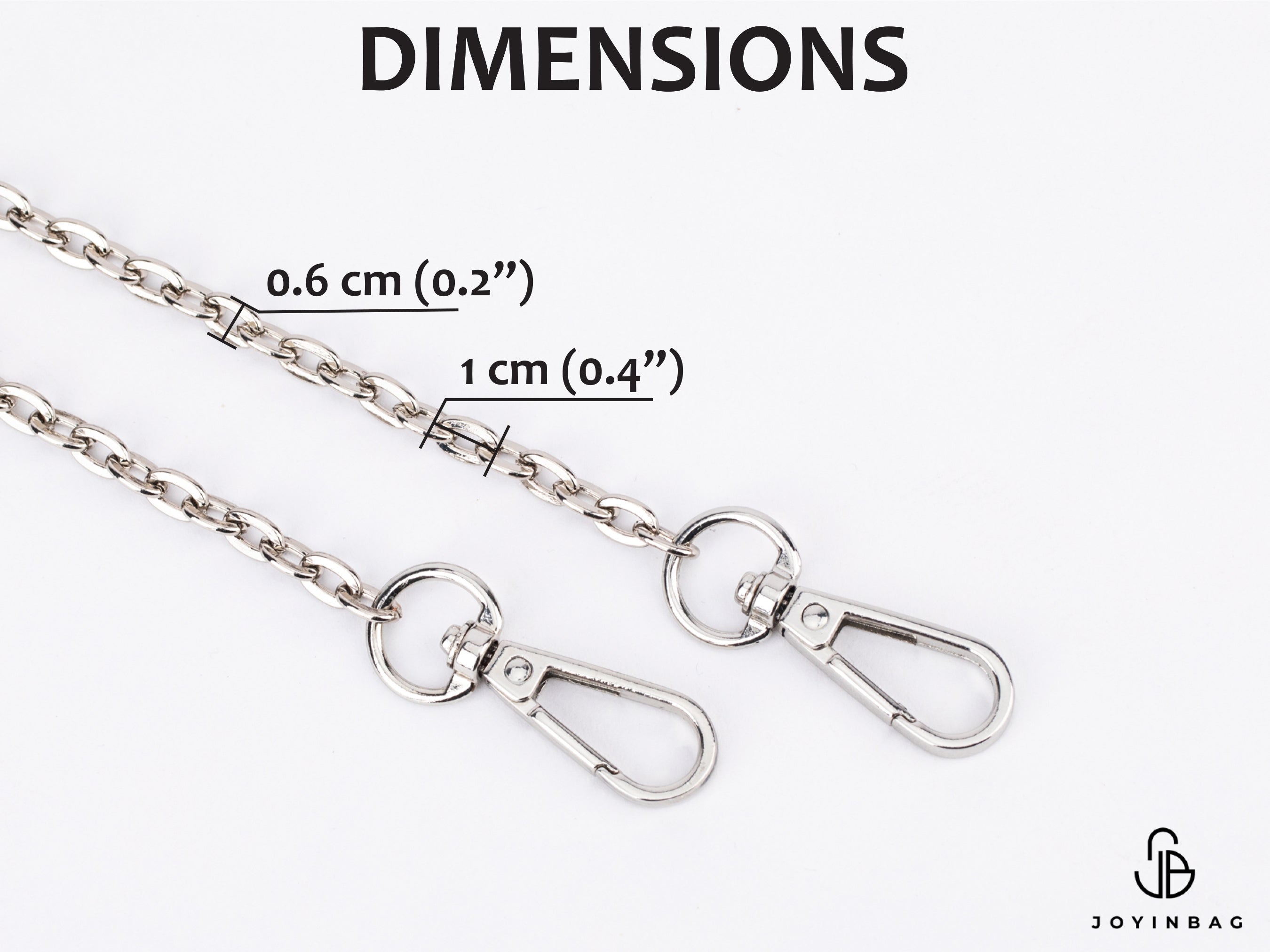 Minimalist Chain Strap for Handbags, Clutches, and Crossbody Bags
