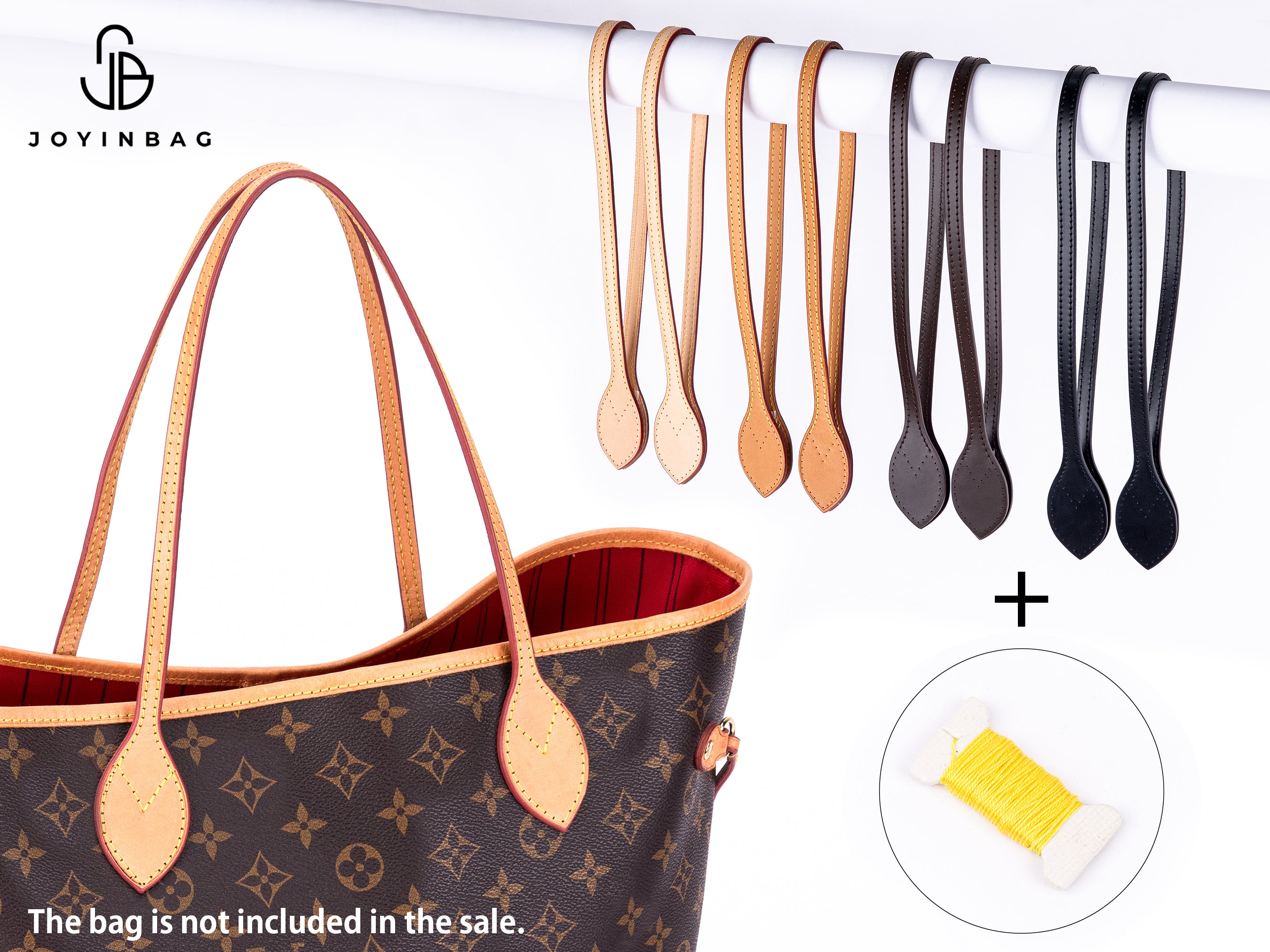 Vachetta Shoulder Strap Replacement – Premium Leather Bag Strap for Neverfull