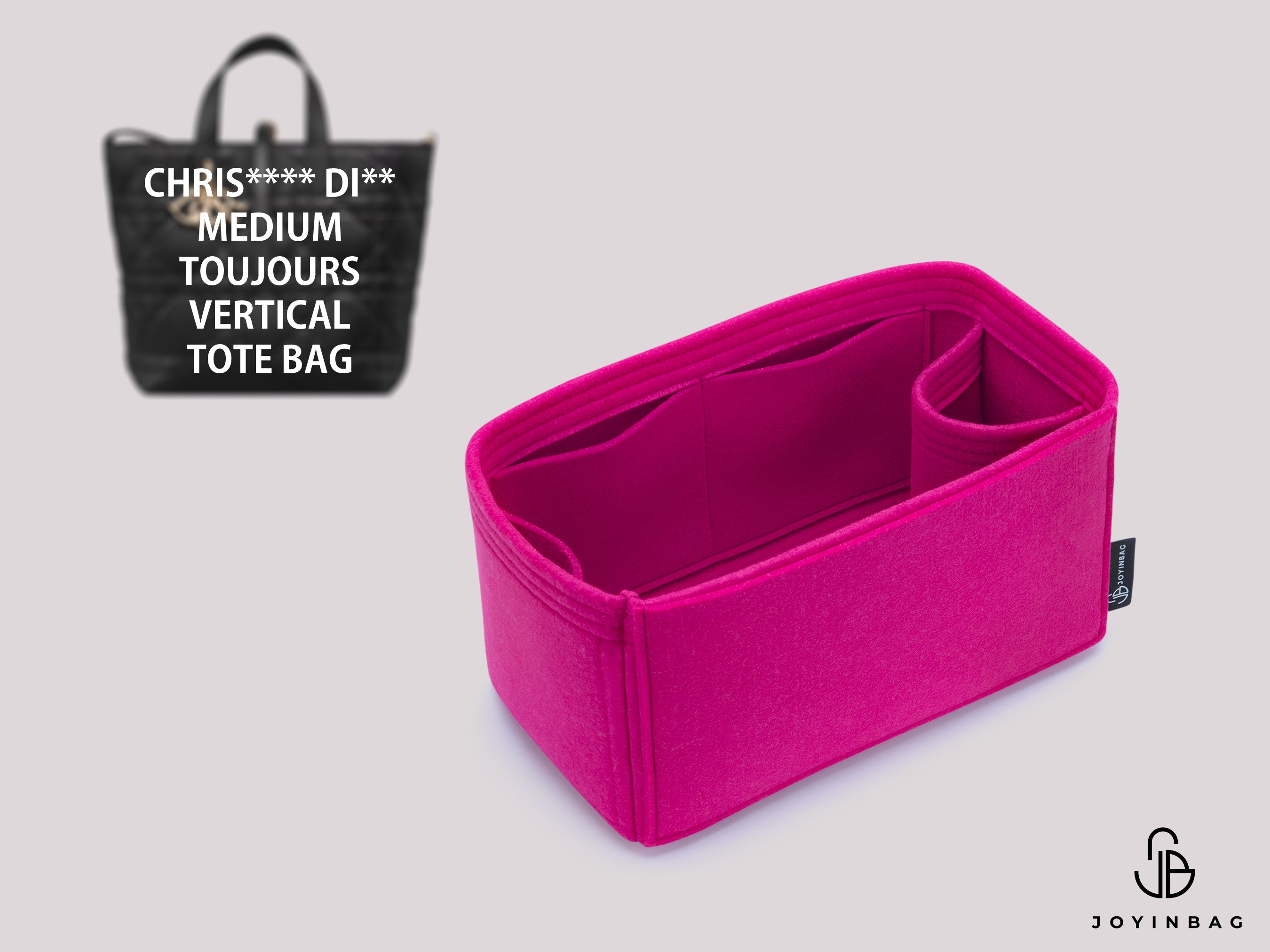Chris. Di. Medium Toujours Vertical Tote Bag Insert