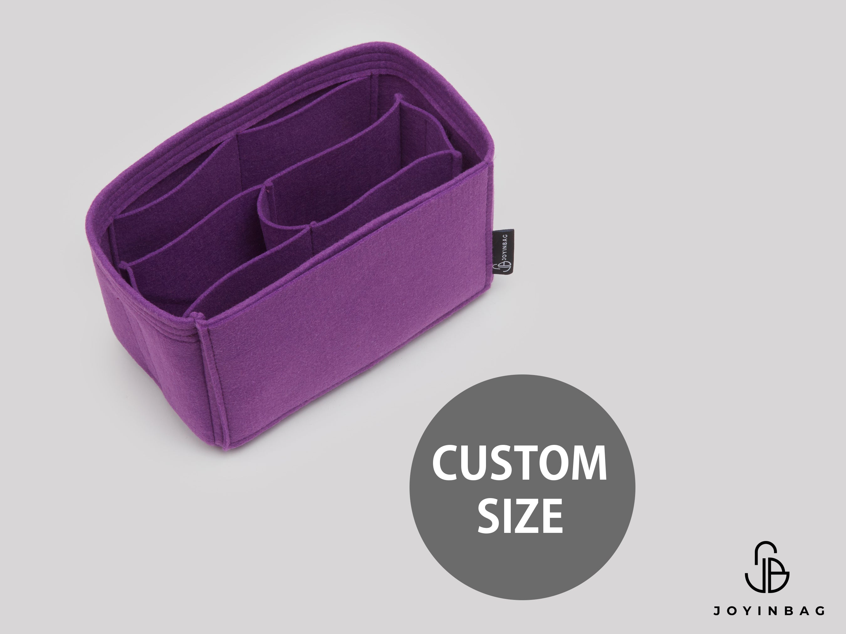 Custom Size Custom Bag Organizer with Removable Middle Compartment