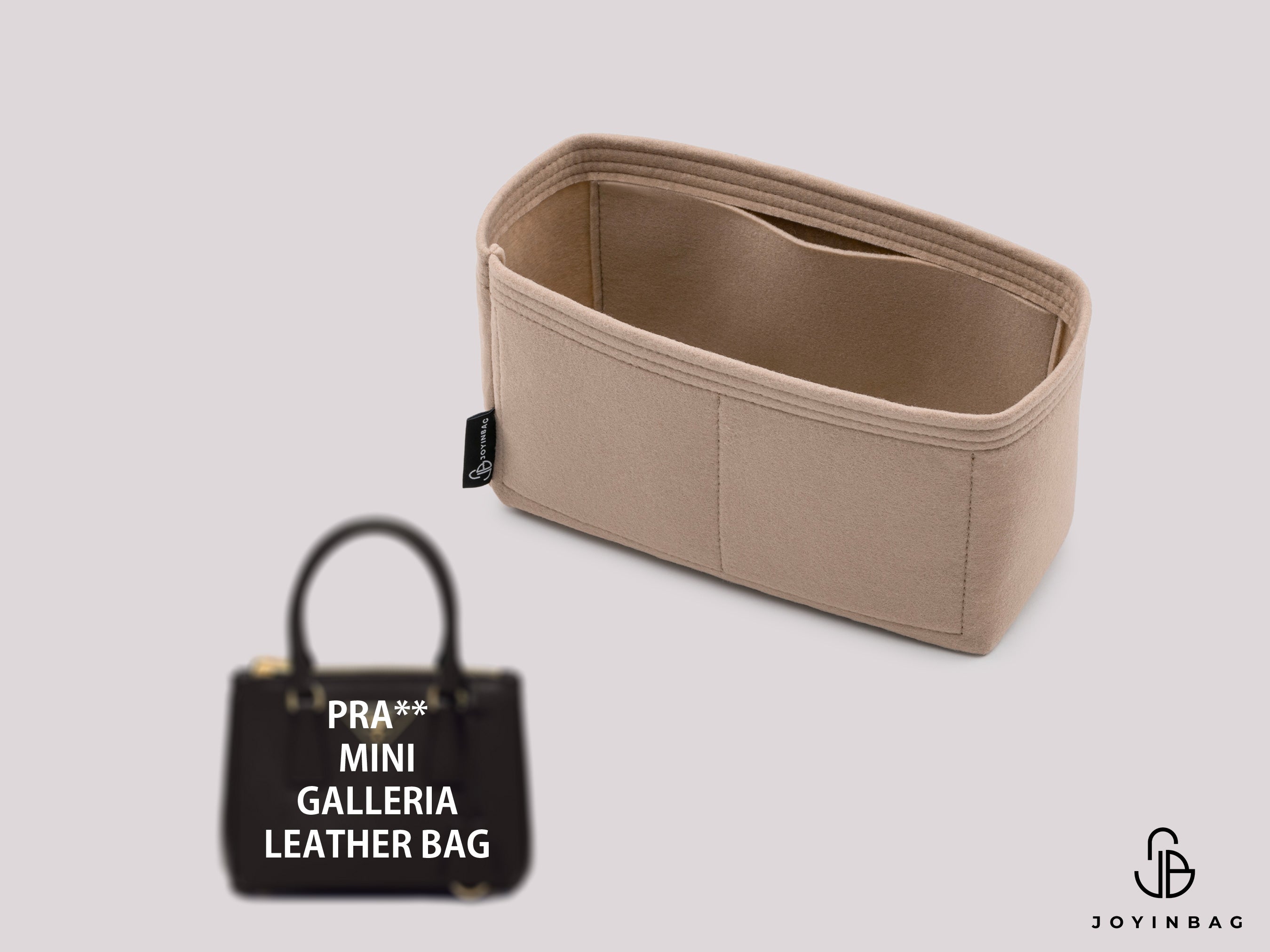 Pra. Mini Galliera Leather Bag Insert