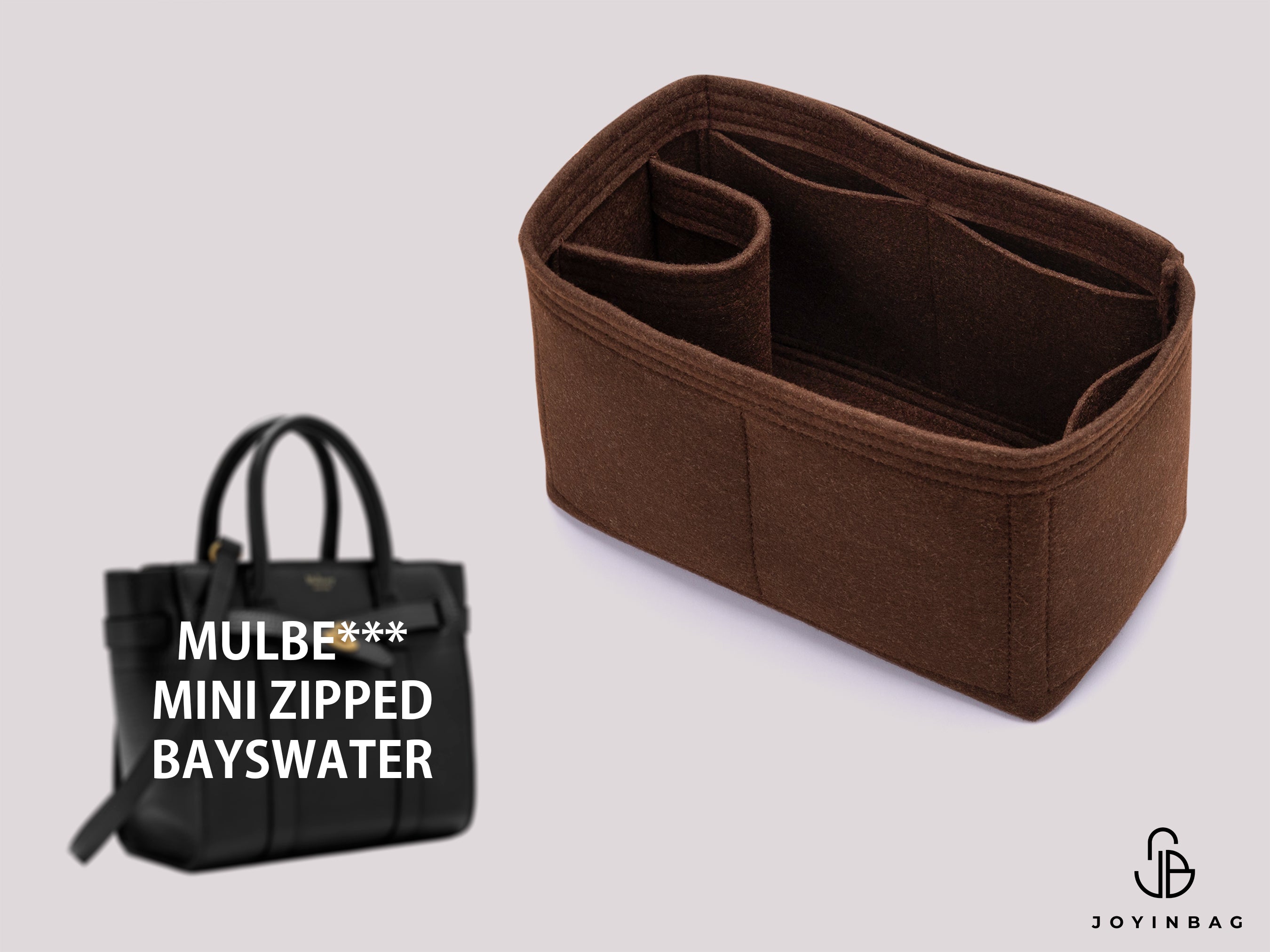 Bag Organizer for Mulberry Mini Zipped Bayswater