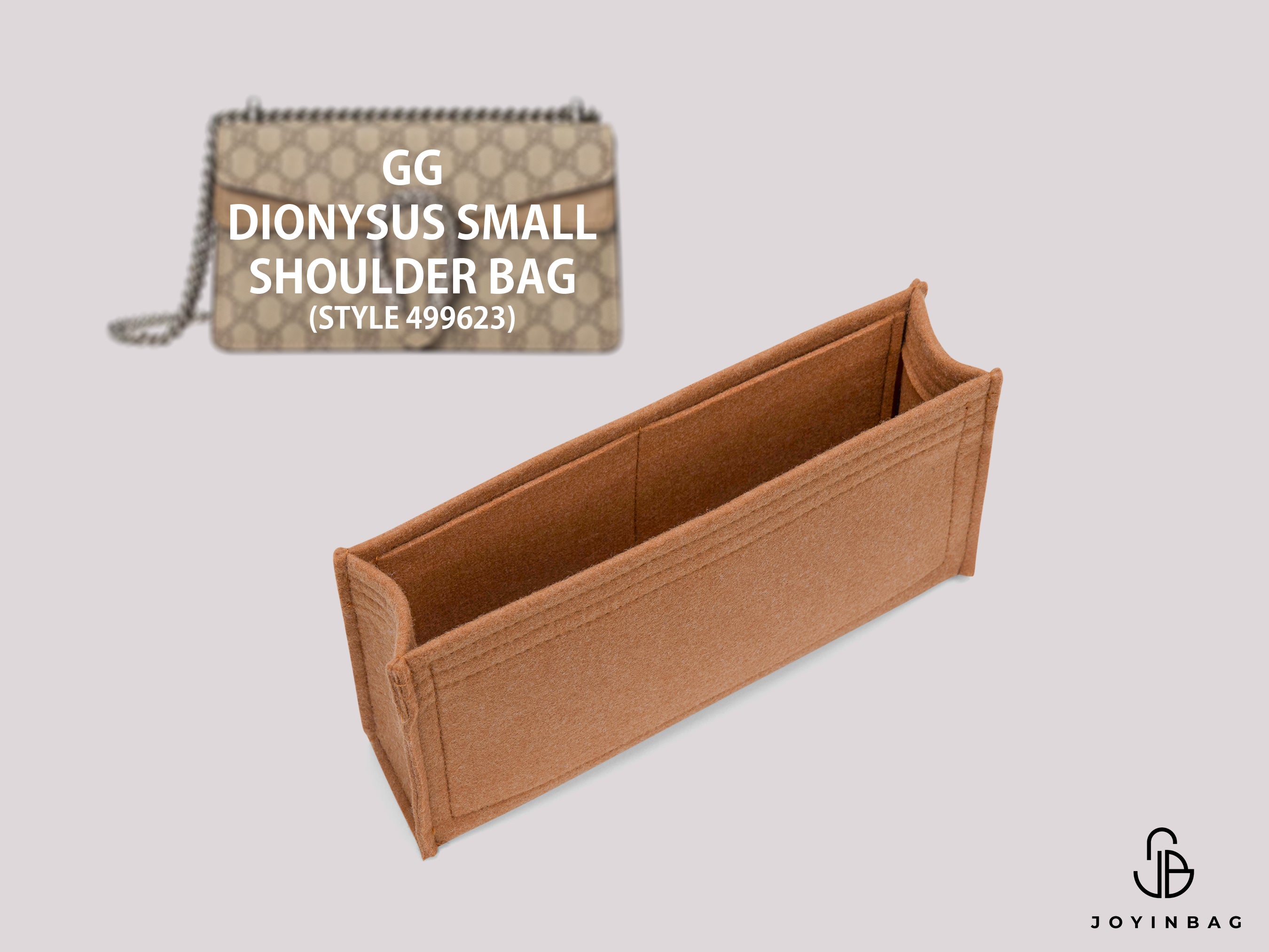 GG Dionysus Small Shoulder (Style 499623) Bag Insert