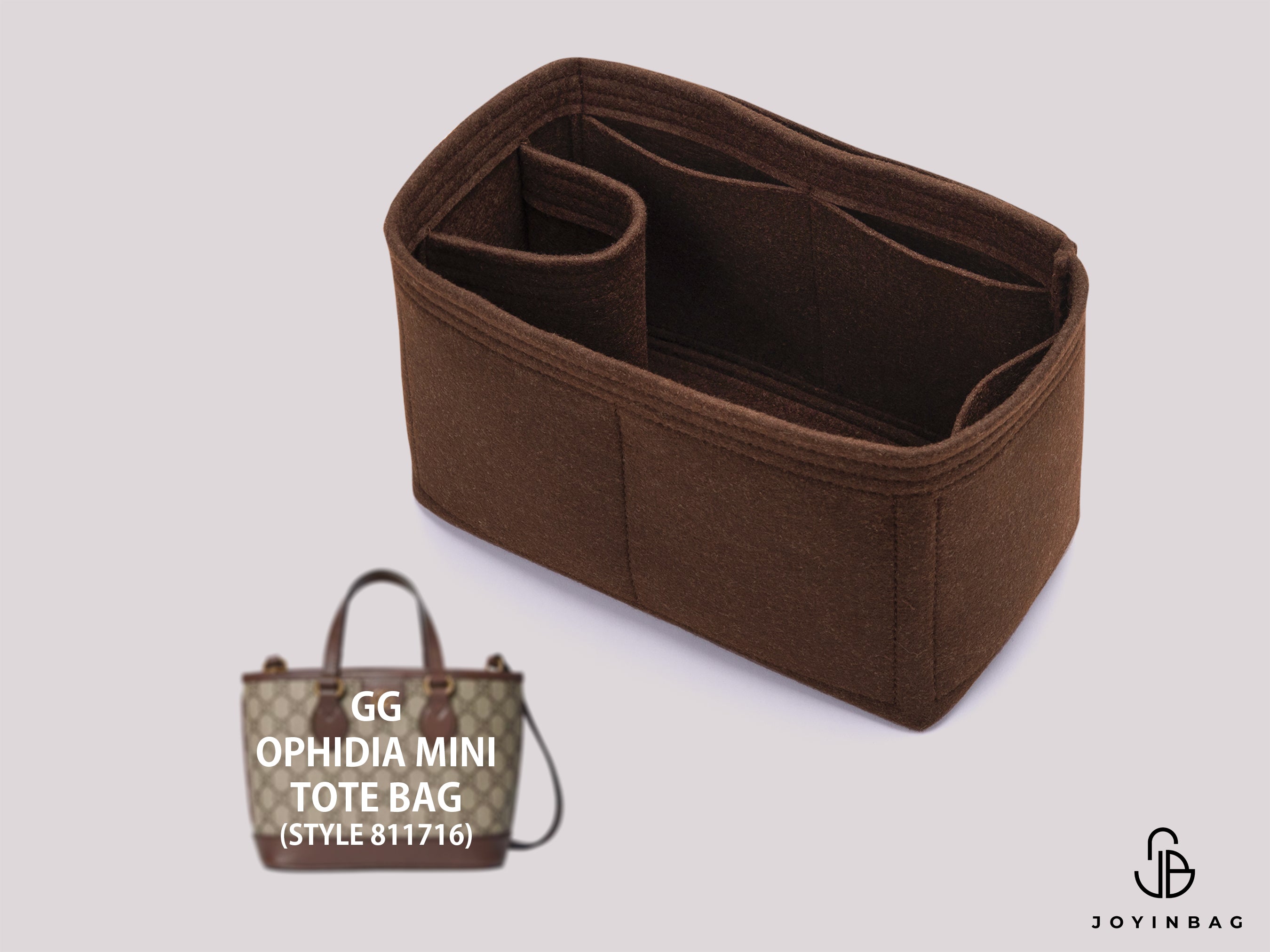 GG Ophidia Mini Tote Bag (Style 811716) Insert