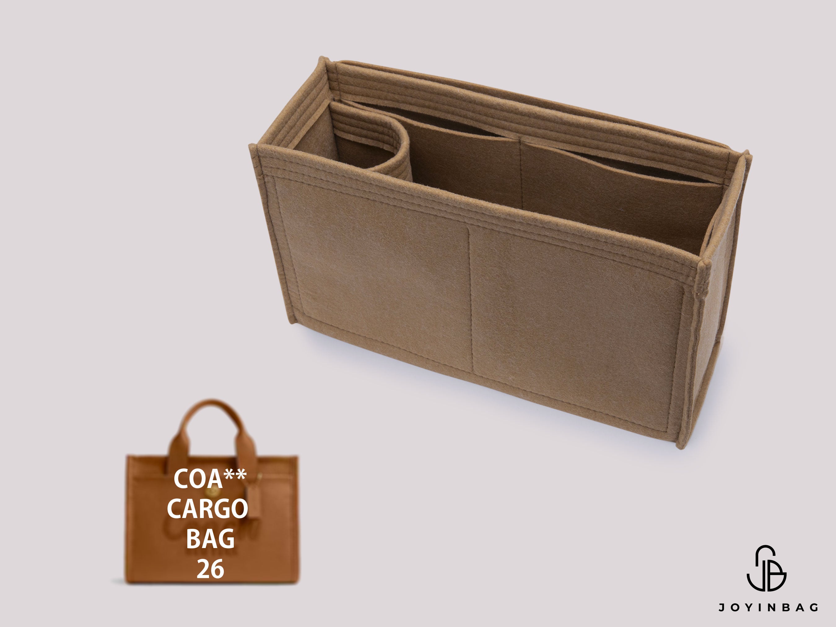 Coa. Cargo Bag 26 Organizer Insert with Bottle Holder