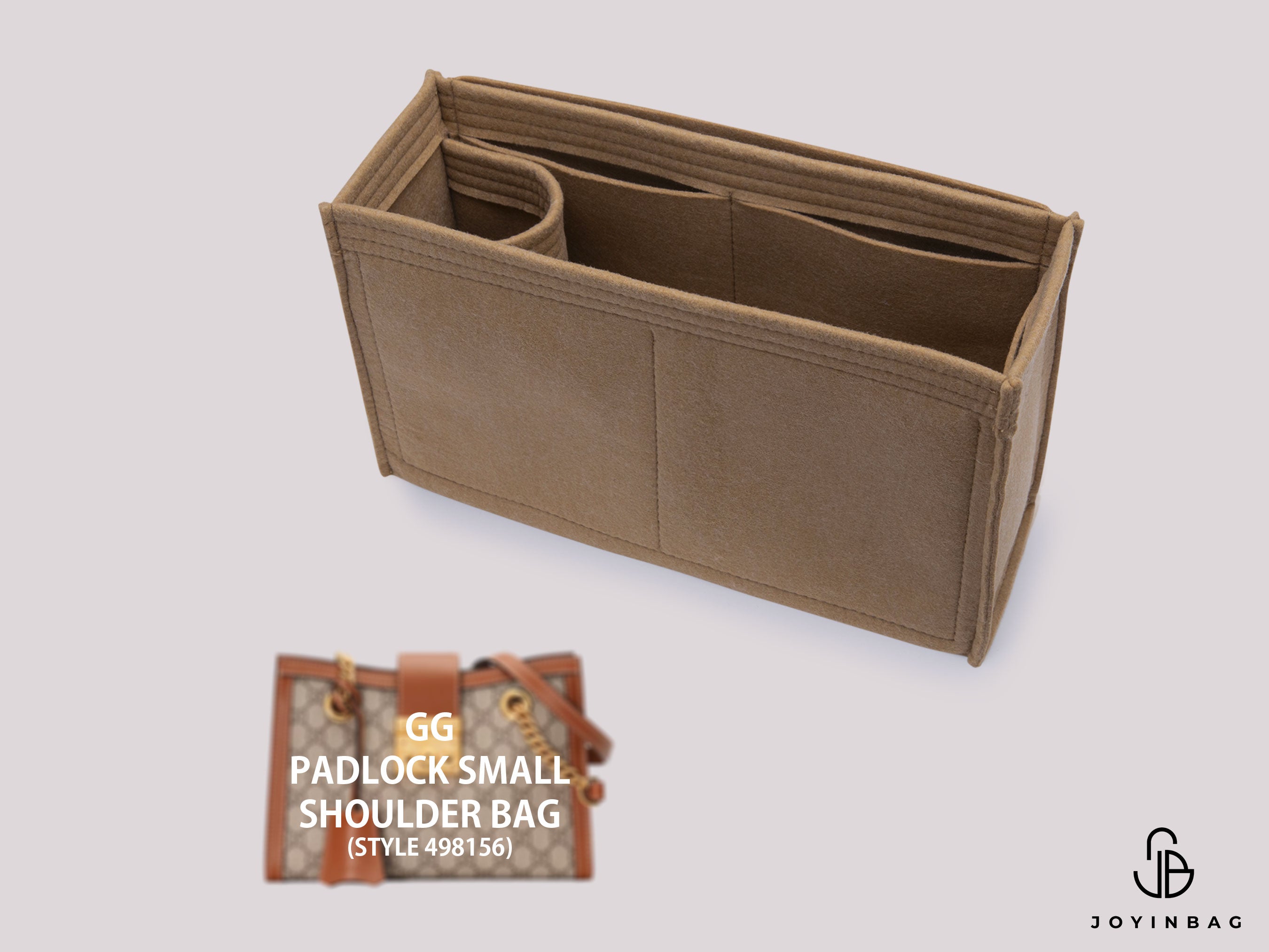 Guc. Padlock Small GG Shoulder Bag (Style 498156) Insert