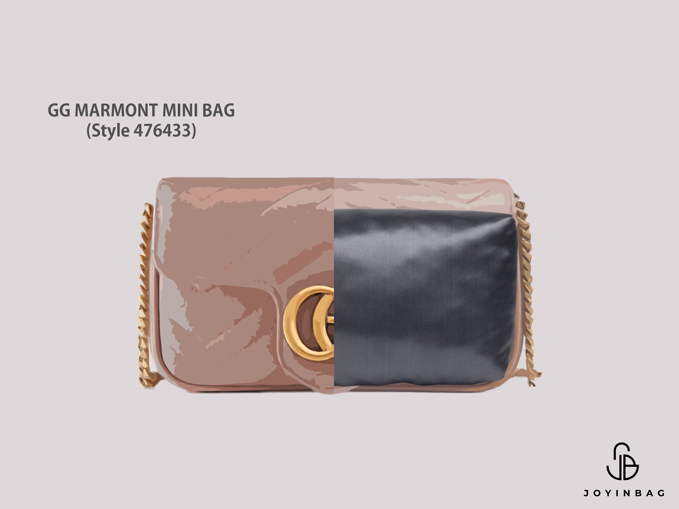 GG Marmont Super Mini Bag (Style 476433) Bag Storage Pillow