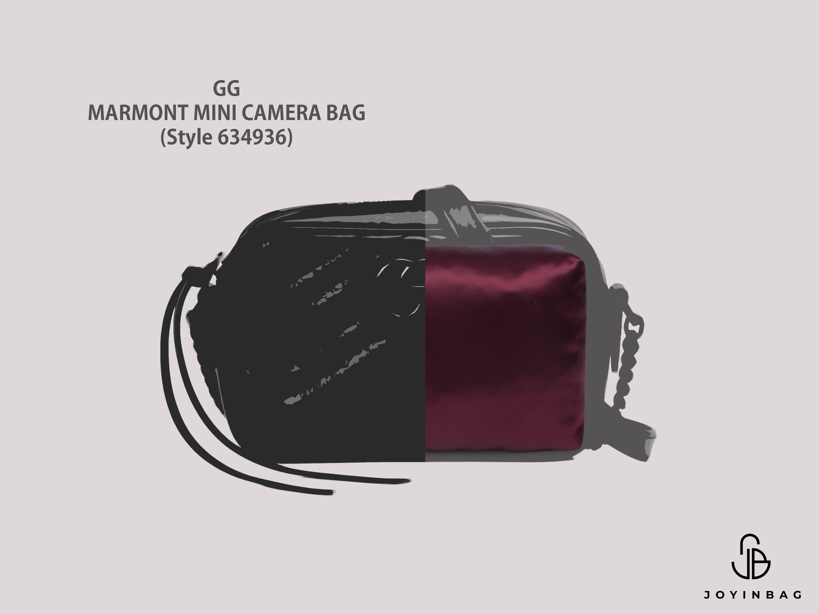GG Marmont Mini Camera Bag (Style 634936 ) Bag Storage Pillow