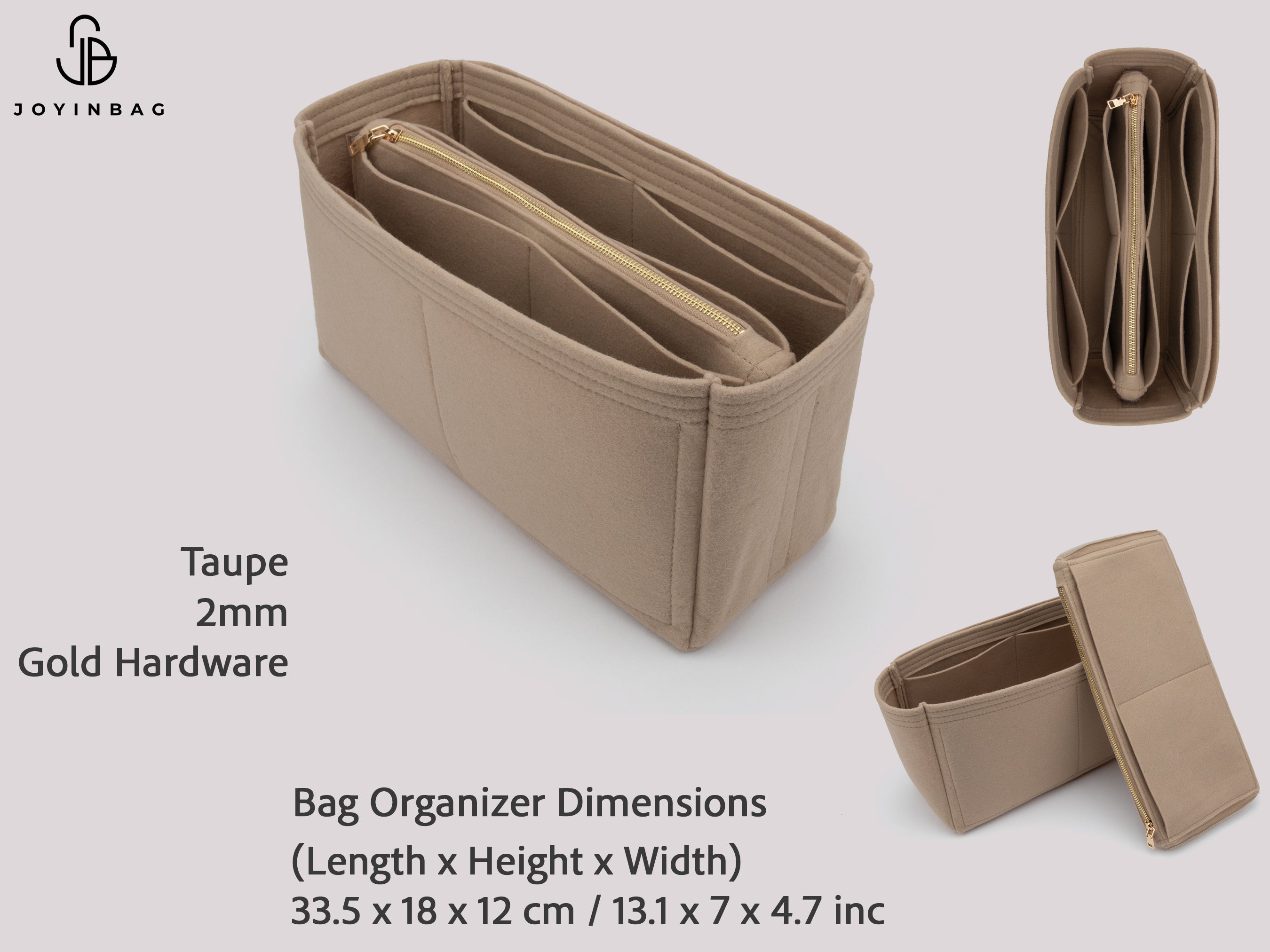 Clearance Bag Organizer Insert by Size Felt Purse Insert Multi Model