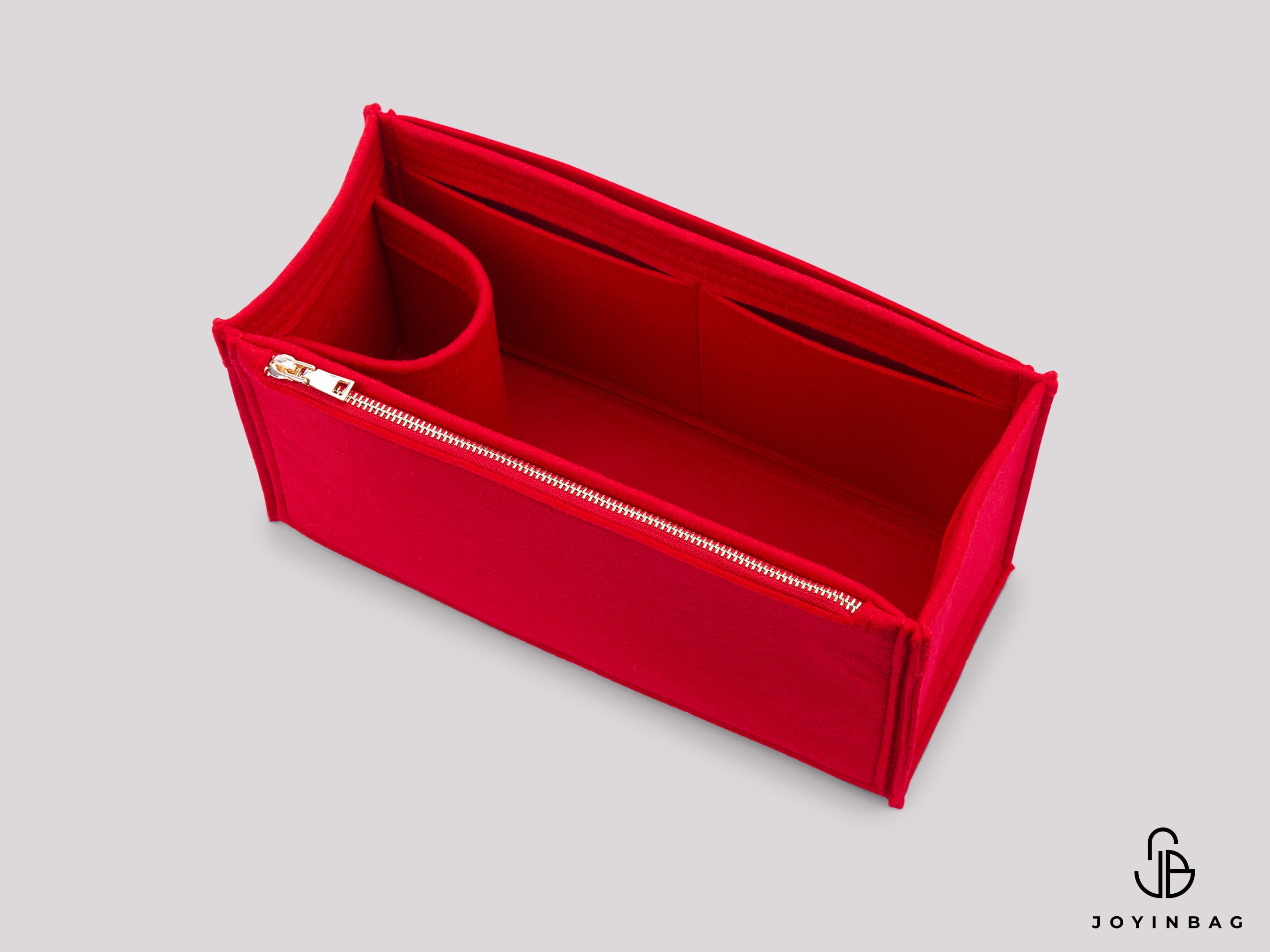 YSL Rive Gauche Single Bag Organizer – 5 Inside Pockets, Zippered External Pocket
