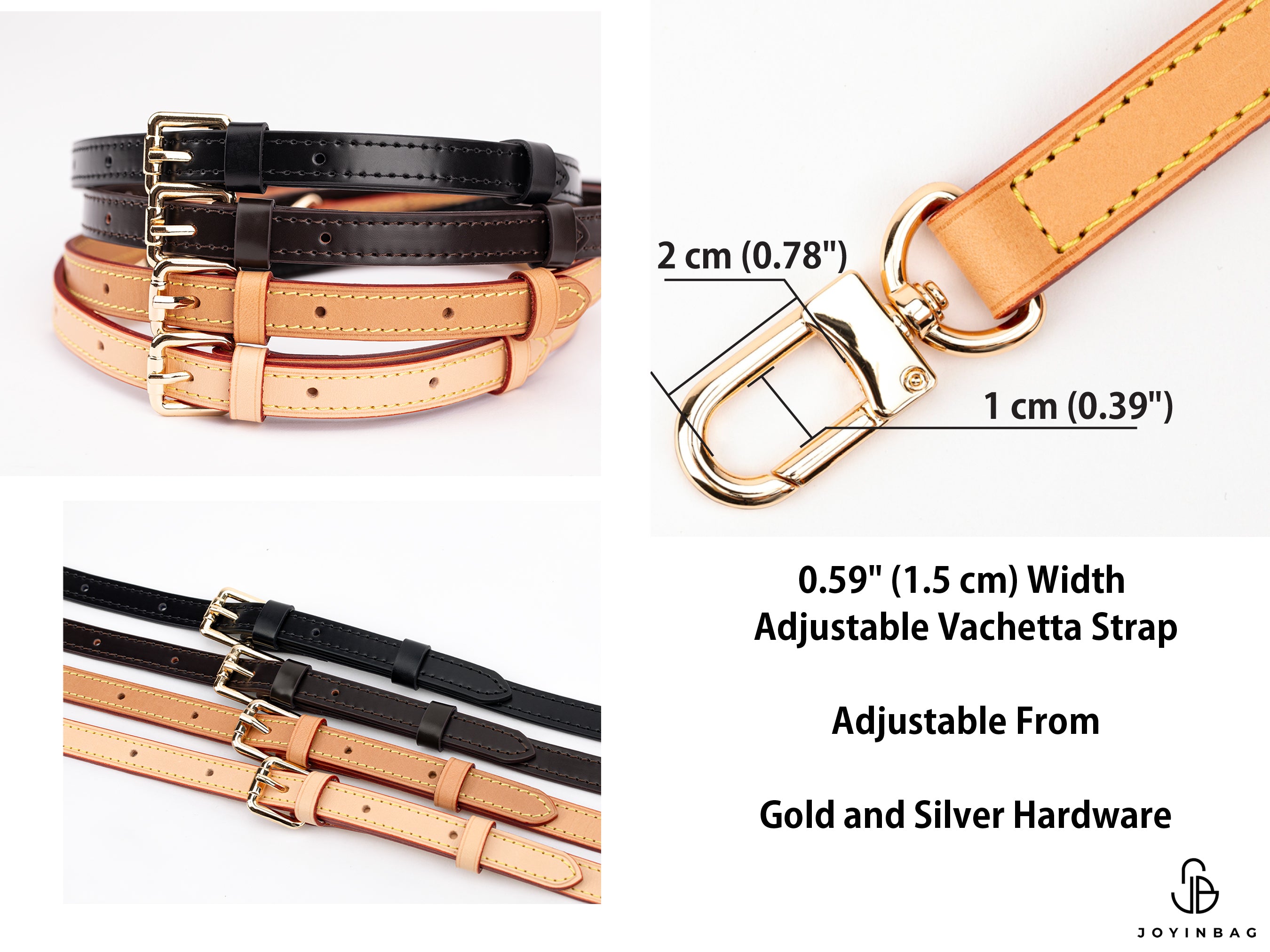 Adjustable Vachetta Leather Strap – Replacement Bag Strap