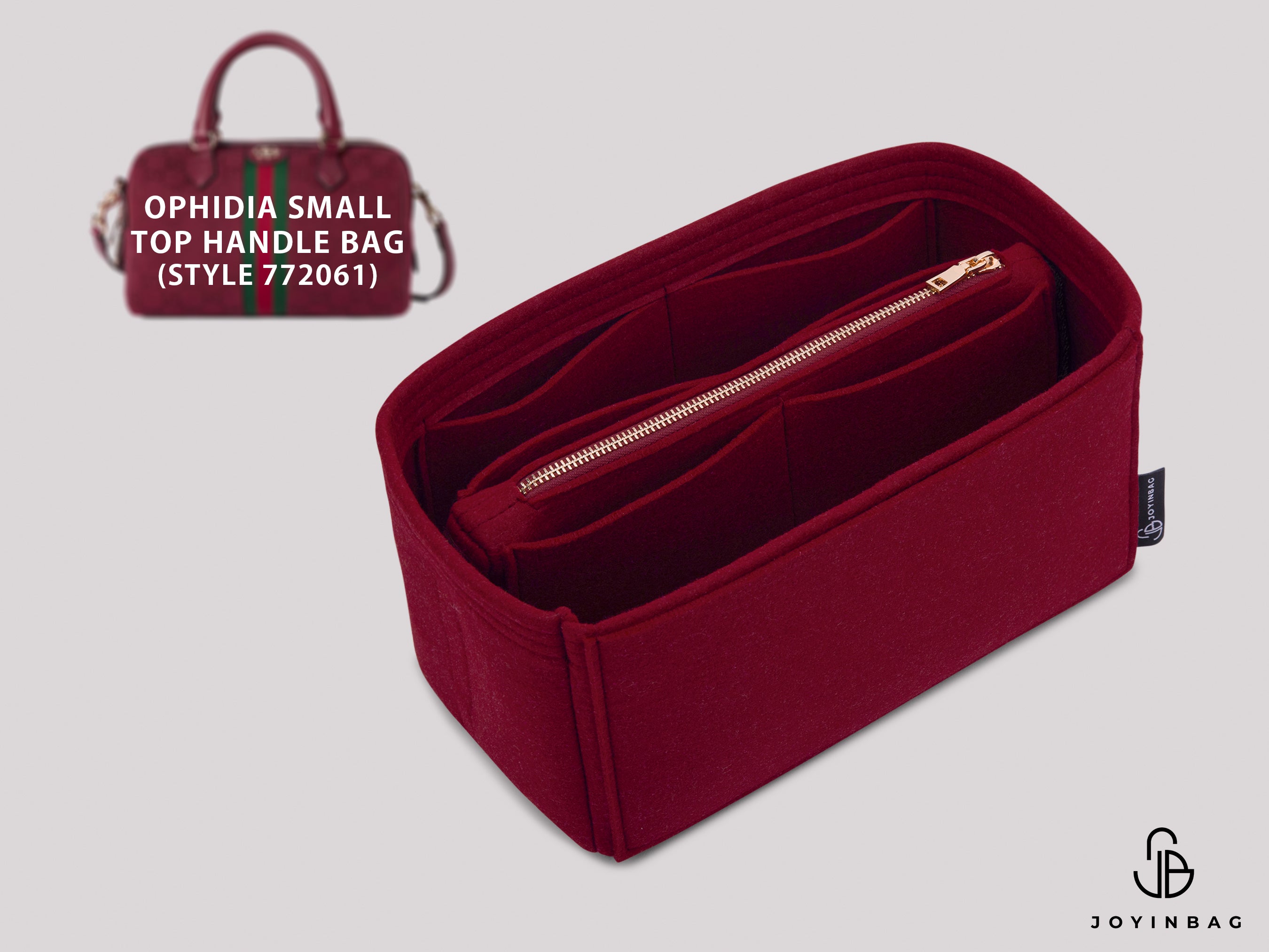 GG Ophidia Small Top Handle Bag (Style 772061) Insert