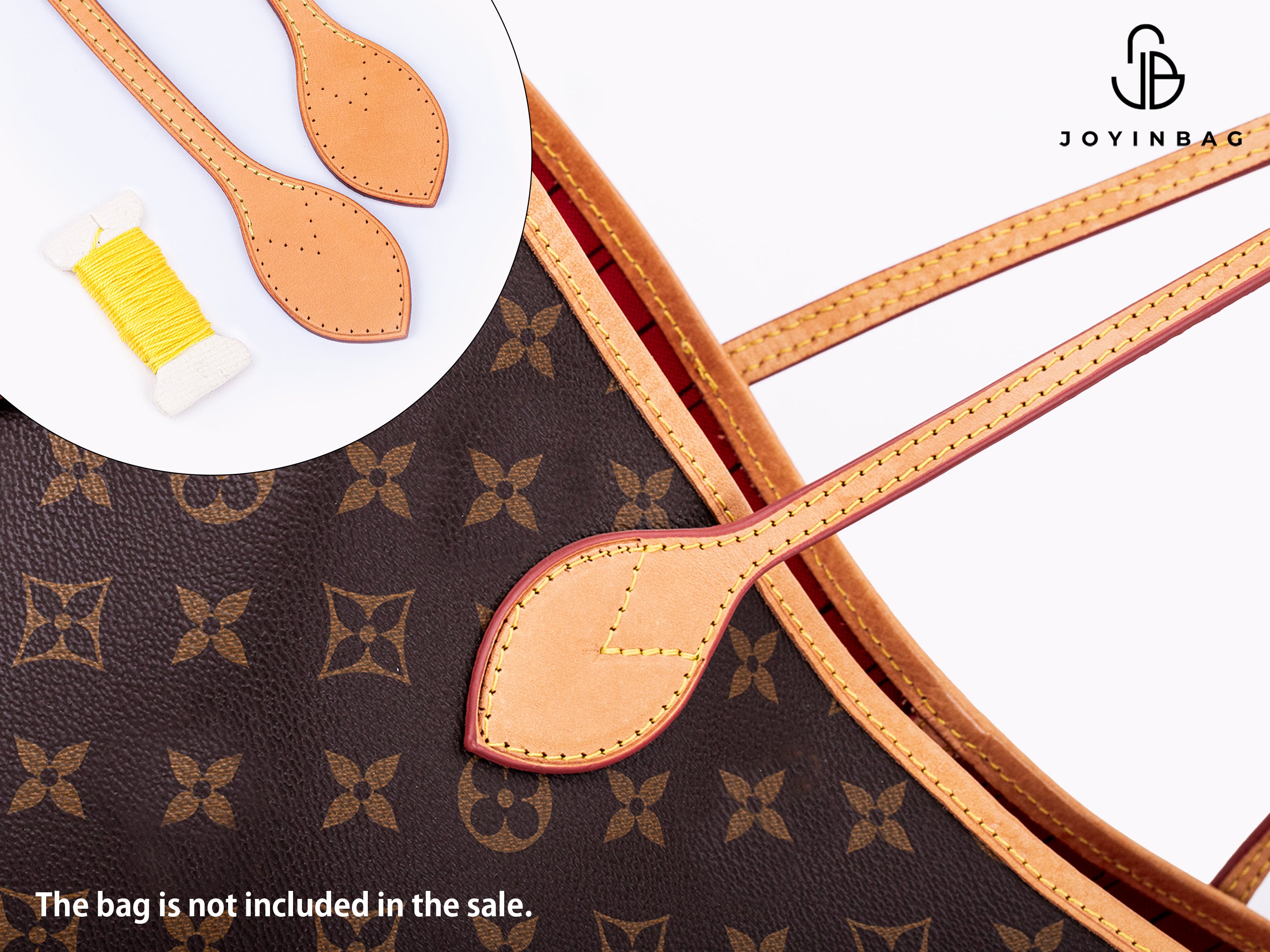 Vachetta Shoulder Strap Replacement – Premium Leather Bag Strap for Neverfull
