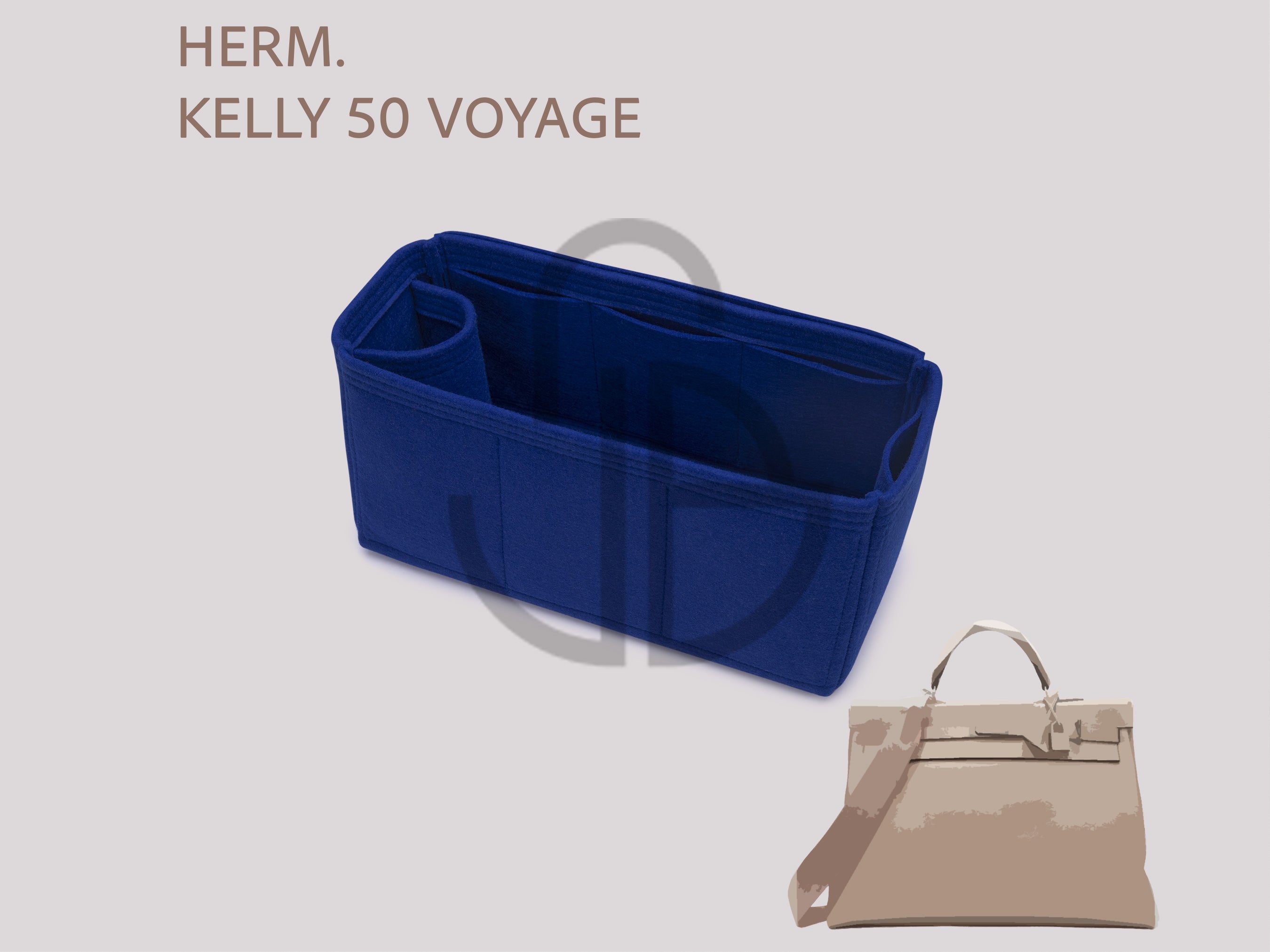 Kelly Relax Voyage 50 Felt Bag Organizer with Bottle Holder