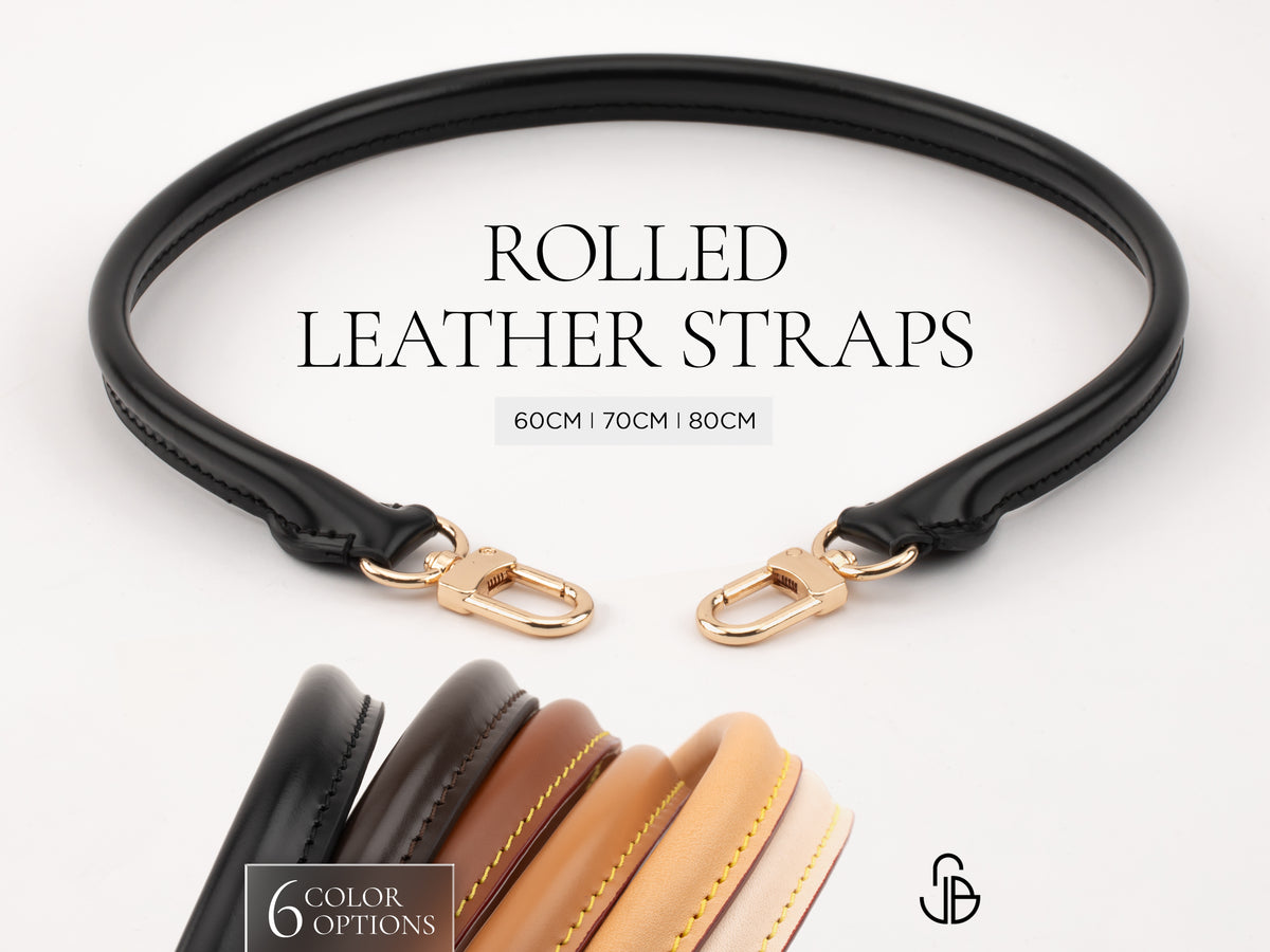 Speedy P9 Soft Rolled Leather Bag Strap, 60 70 80cm Replacement Shoulder Handle
