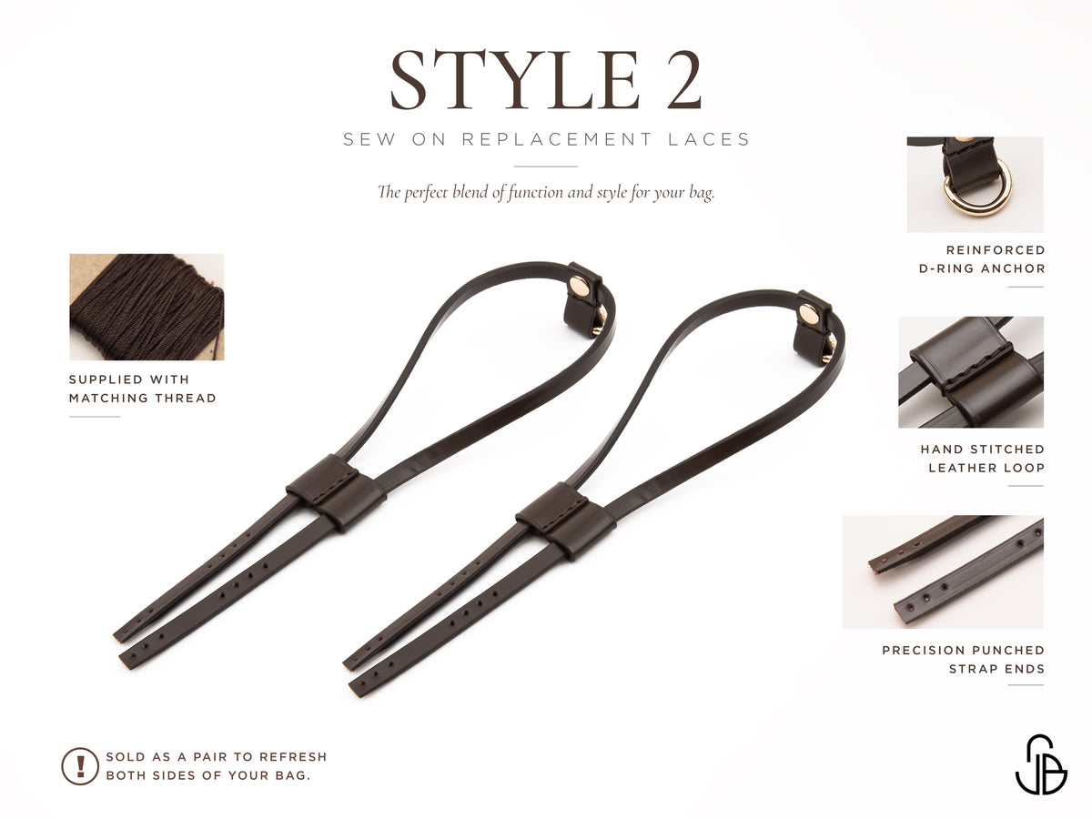 Neverfull Side Strap Replacement, Leather Replacement Straps, PM MM GM, Quick Attach or Sew-On