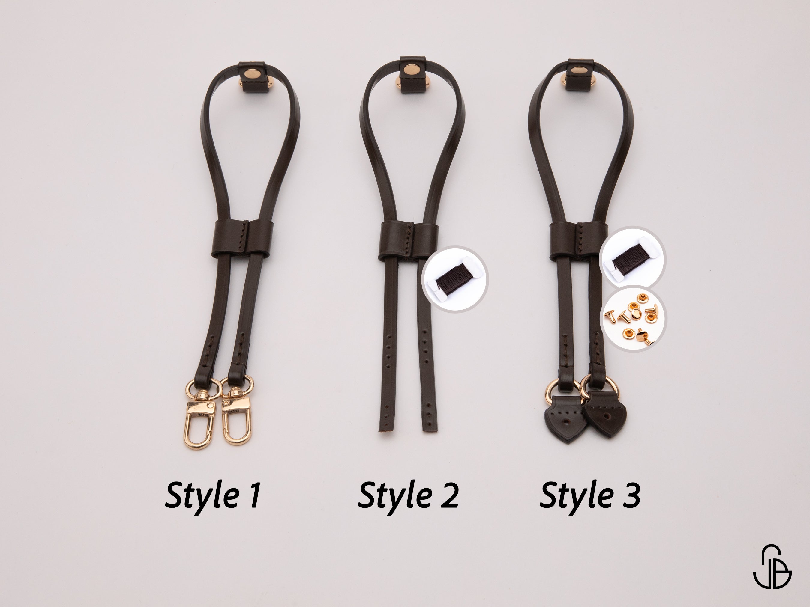 Neverfull Side Strap Replacement, Leather Replacement Straps, PM MM GM, Quick Attach or Sew-On