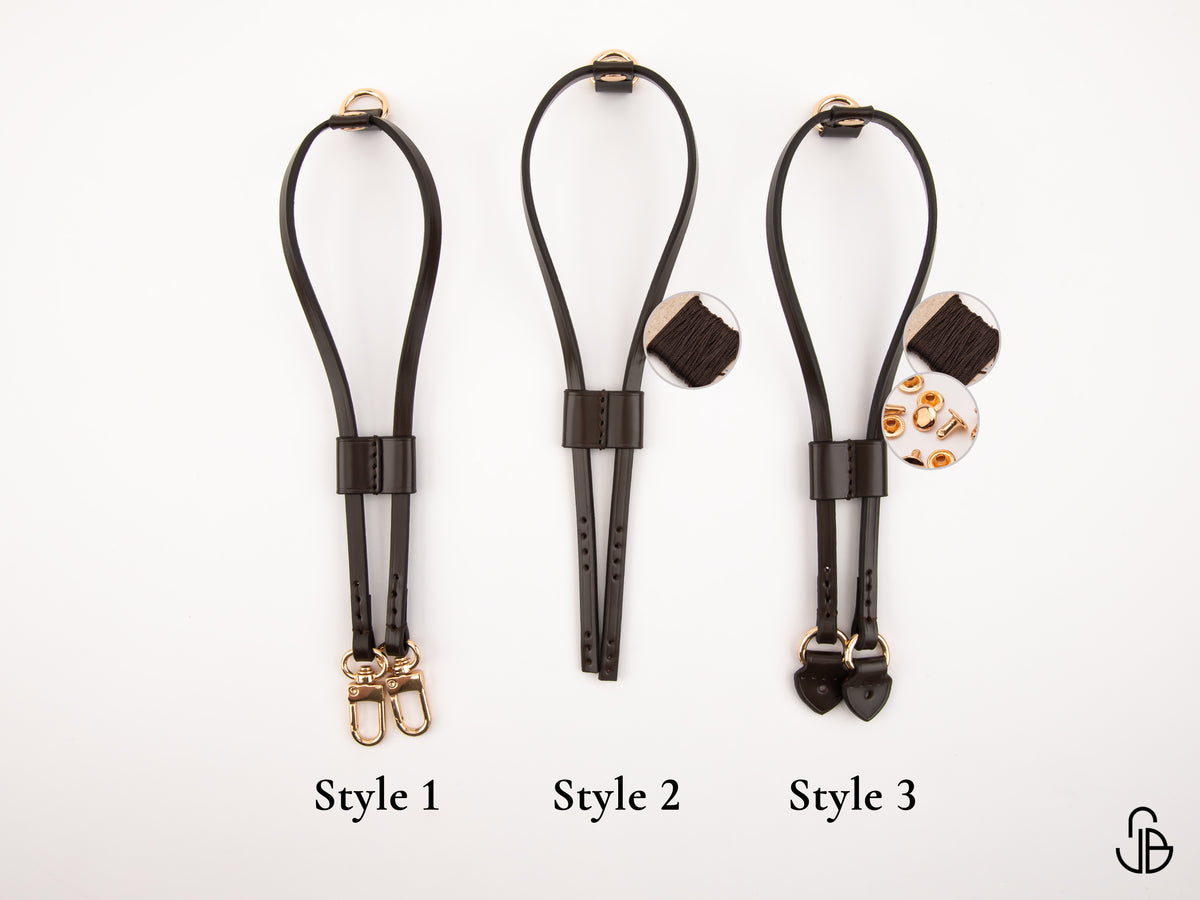 Neverfull Side Strap Replacement, Leather Replacement Straps, PM MM GM, Quick Attach or Sew-On
