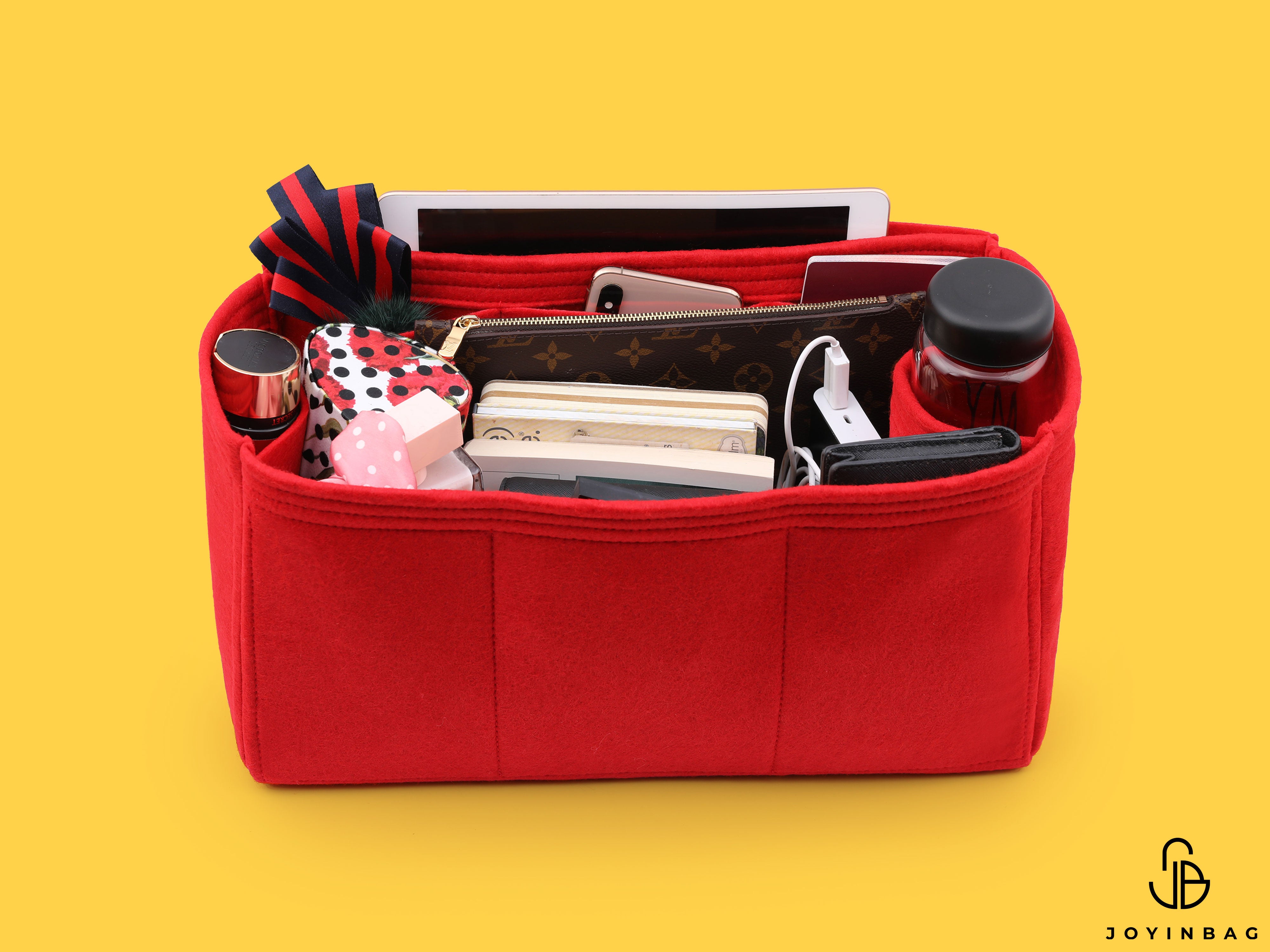 Tote Bag Organizer For Louis Vuitton Delightful GM Bag with Single Bottle Holder