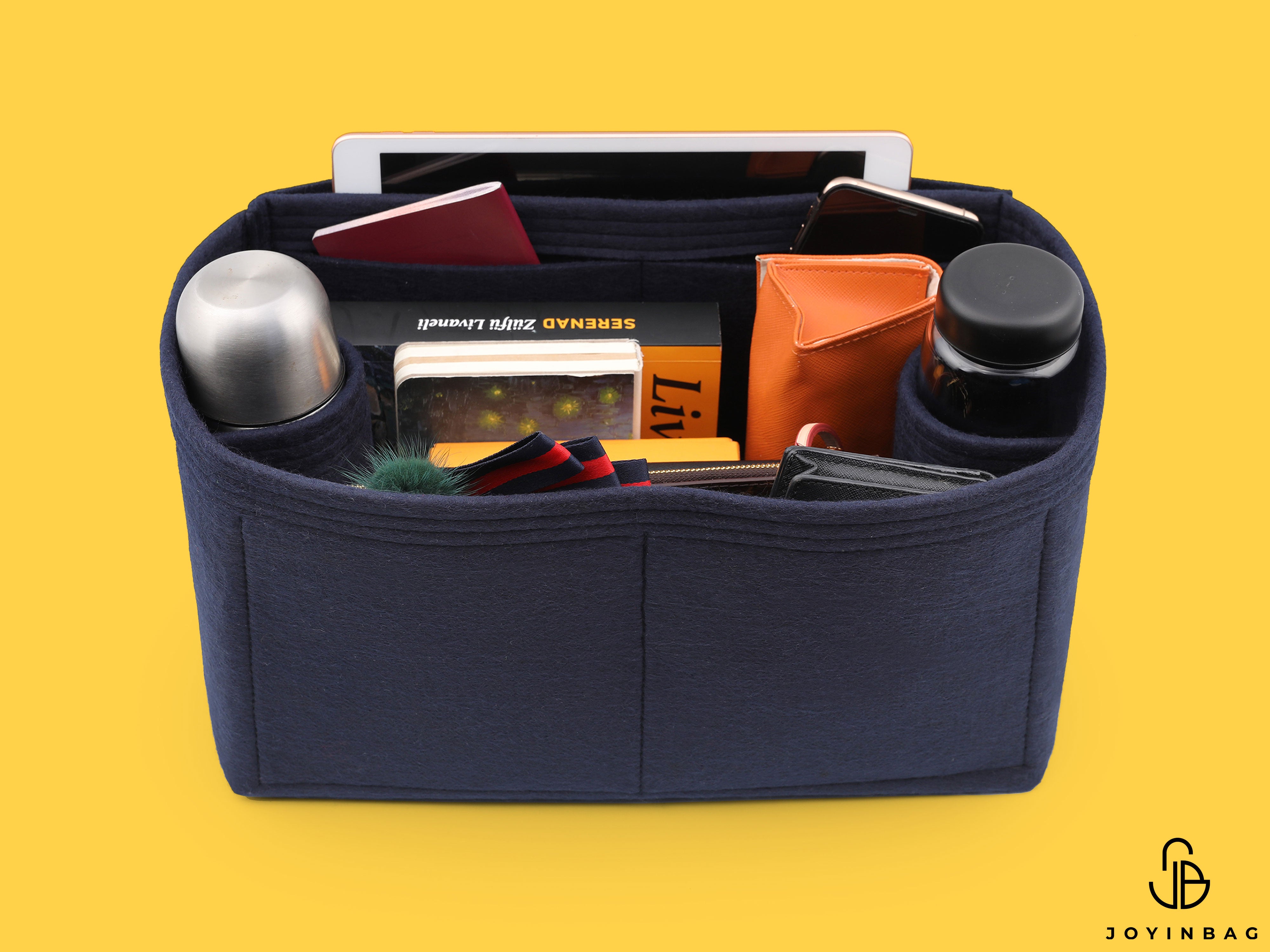 Tote Bag Organizer For Louis Vuitton Palermo GM Bag with Double Bottle Holders