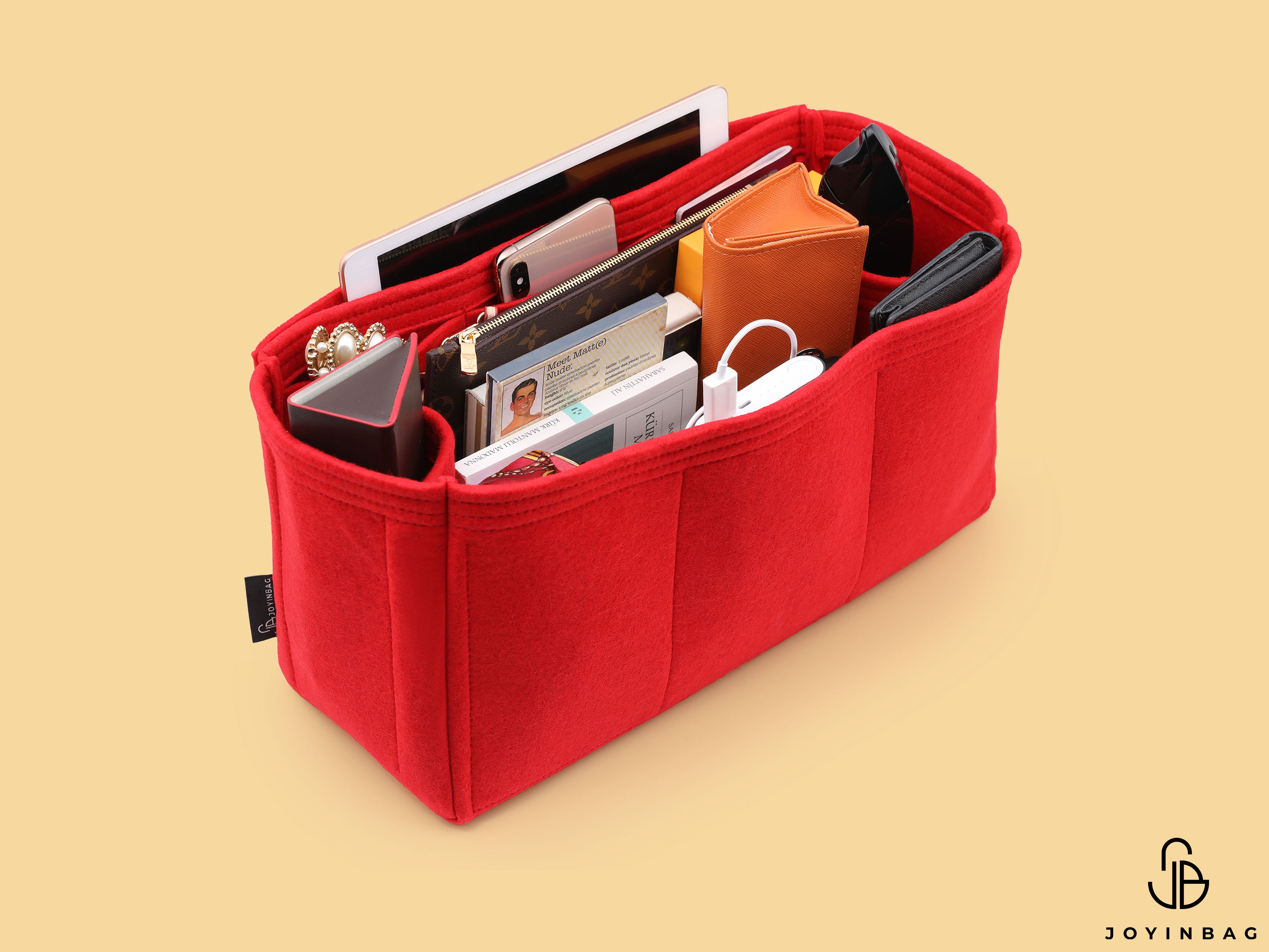 Tote Bag Organizer For Ophidia Soft GG Supreme Medium Tote Bag (Style 547947) with Double Bottle Holders