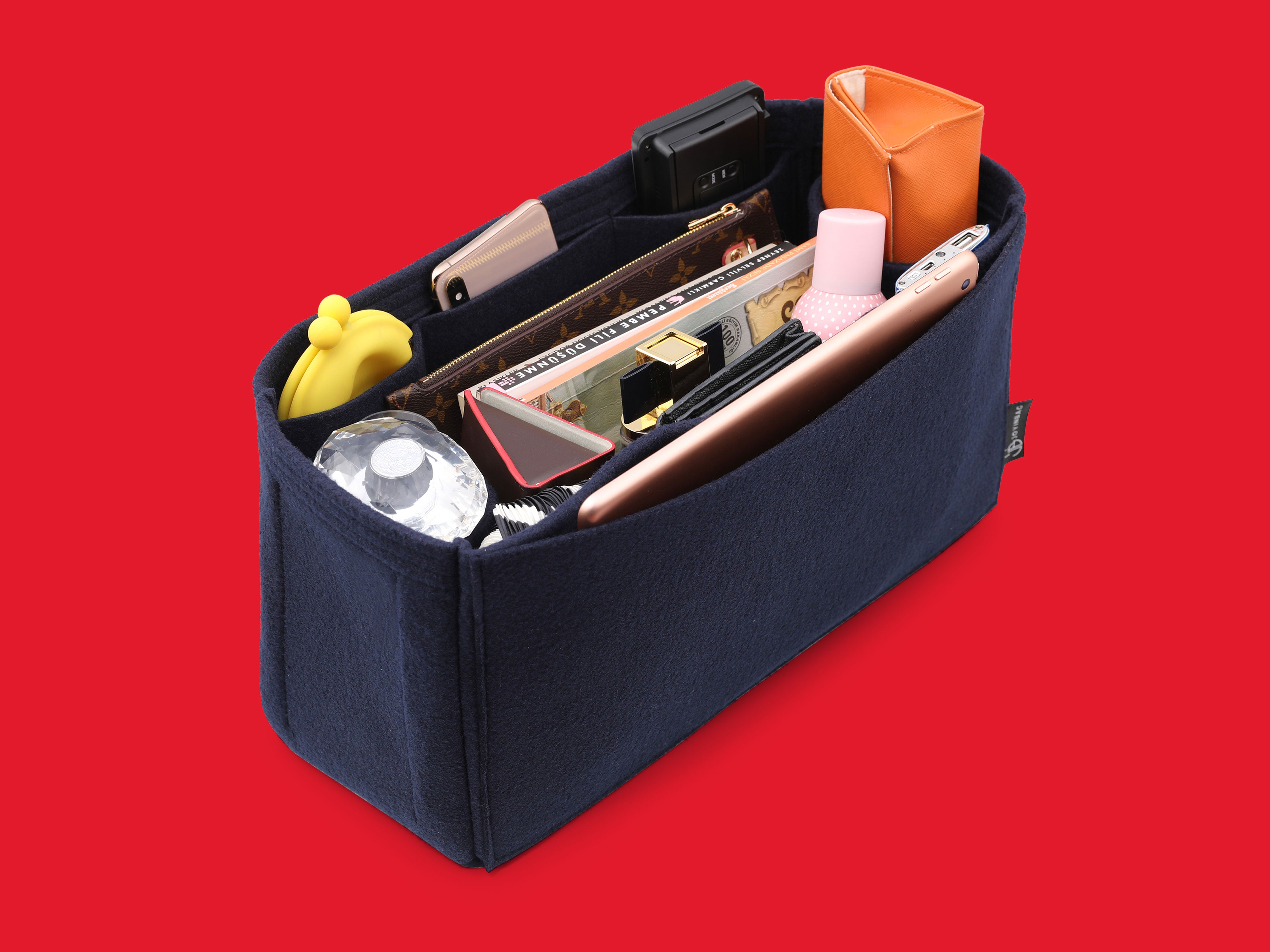 Tote Bag Organizer For Tory Burch Gemini Link Tote Bag with Single Bottle Holder