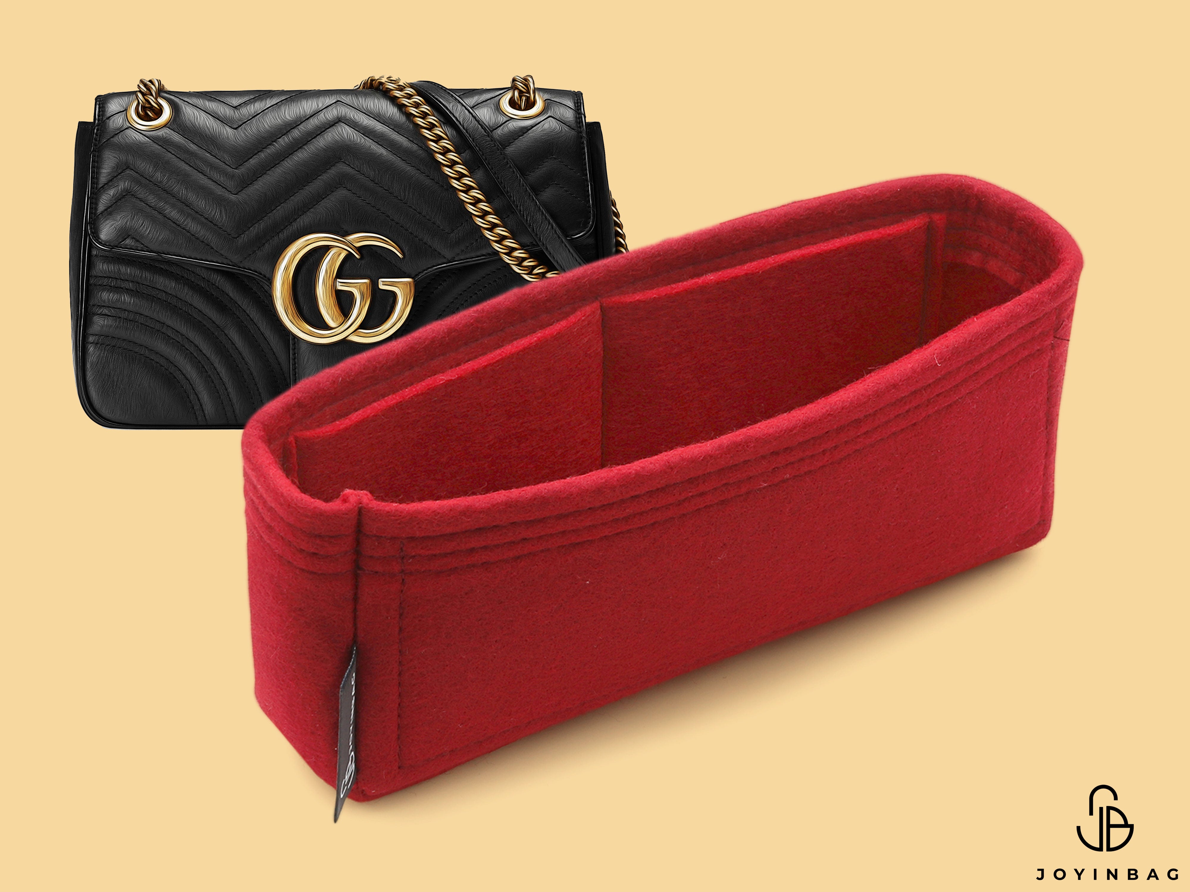 Purse Insert For Gucci Marmont Medium Matelassé Shoulder Bag (Style 443496)
