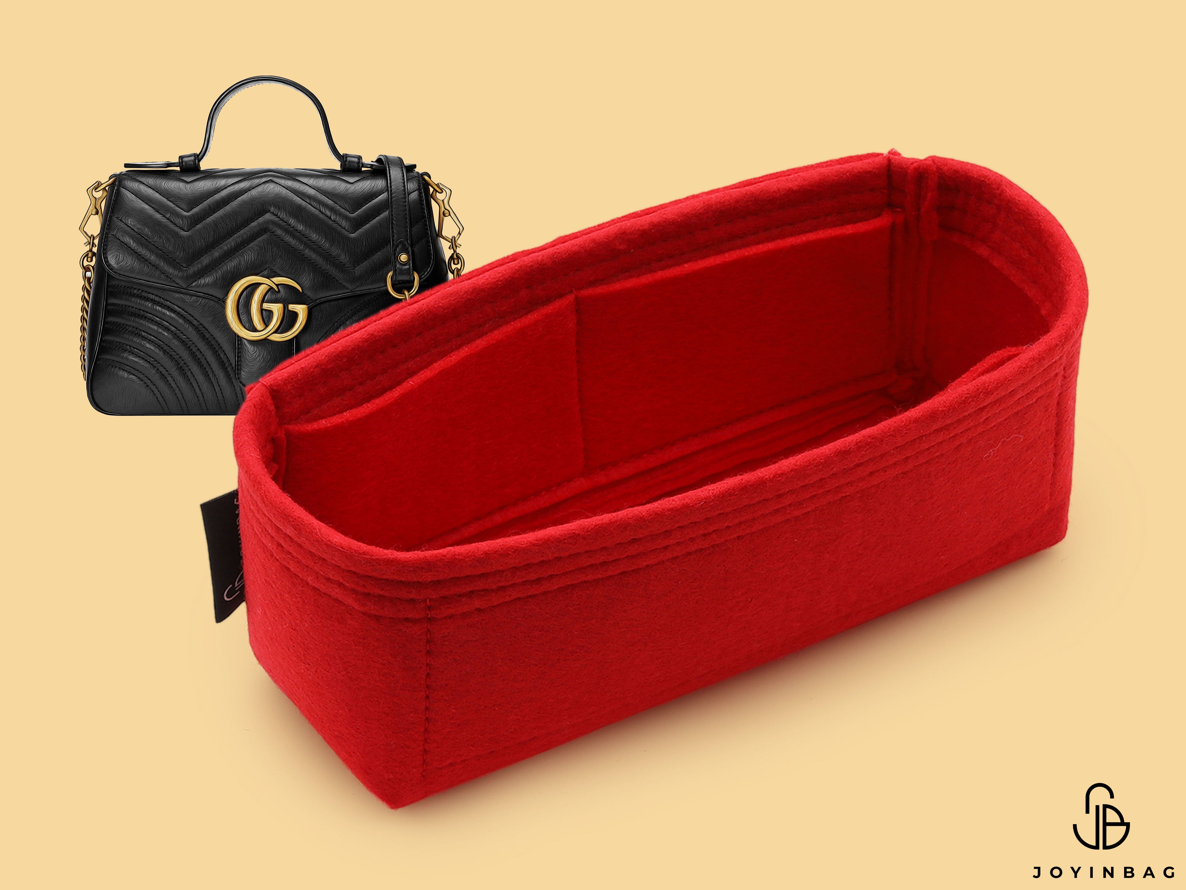 Purse Insert For Gucci Marmont Small Top Handle Bag (Style 498110)