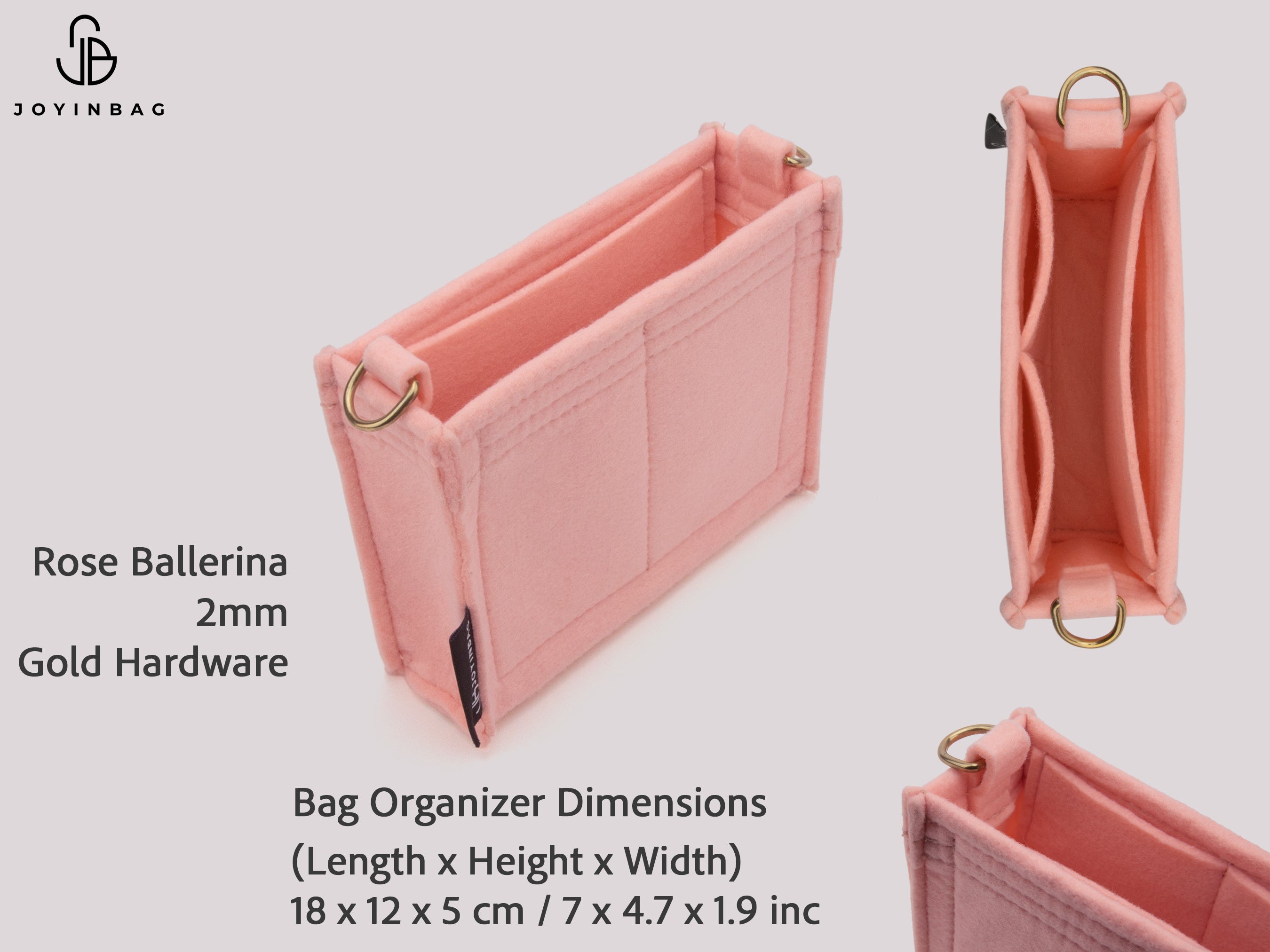 Clearance Small Bag Organizer Insert, Felt Purse Organizer for Tote Bags