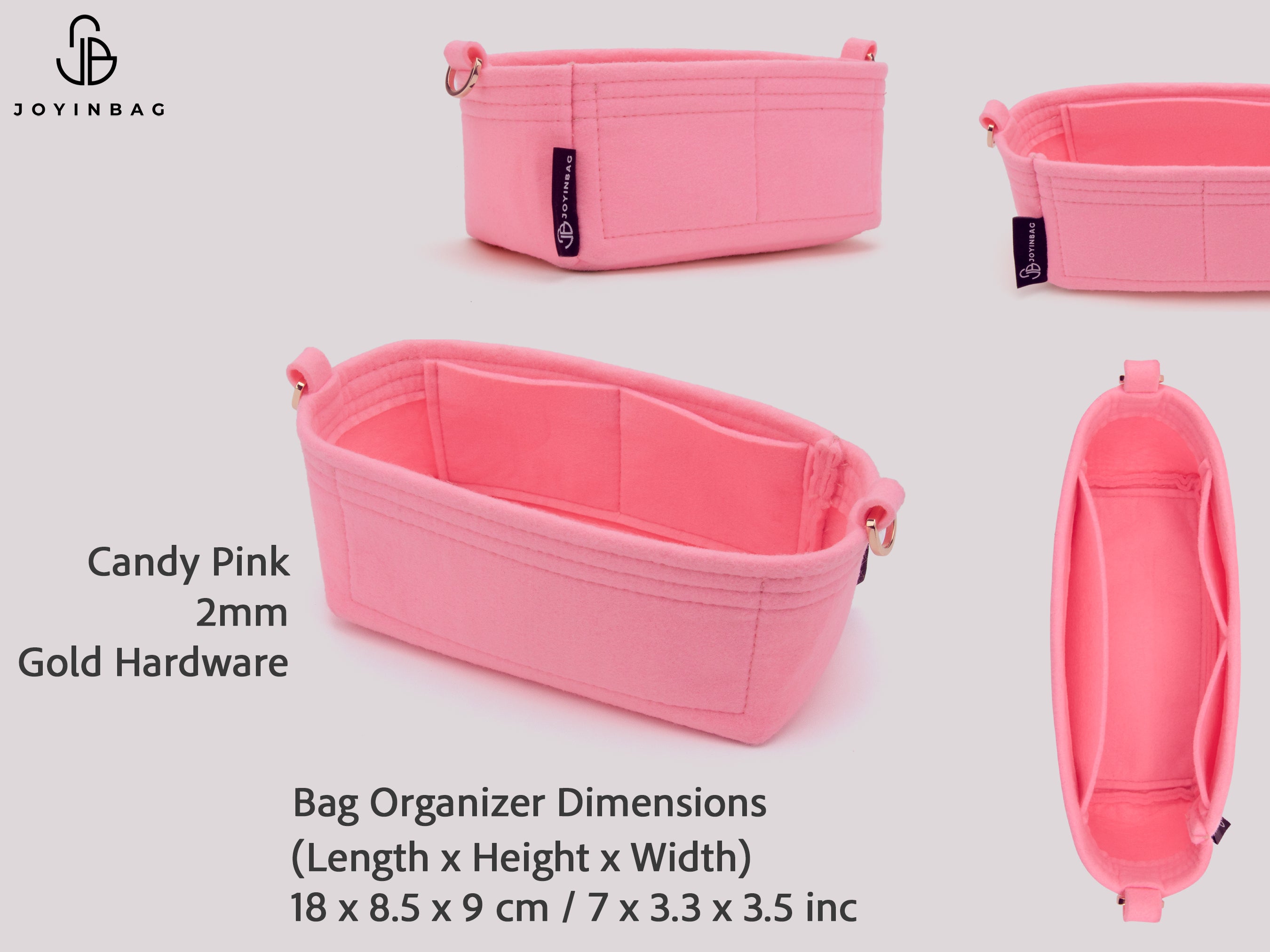 Clearance Small Bag Organizer Insert, Felt Purse Organizer for Tote Bags