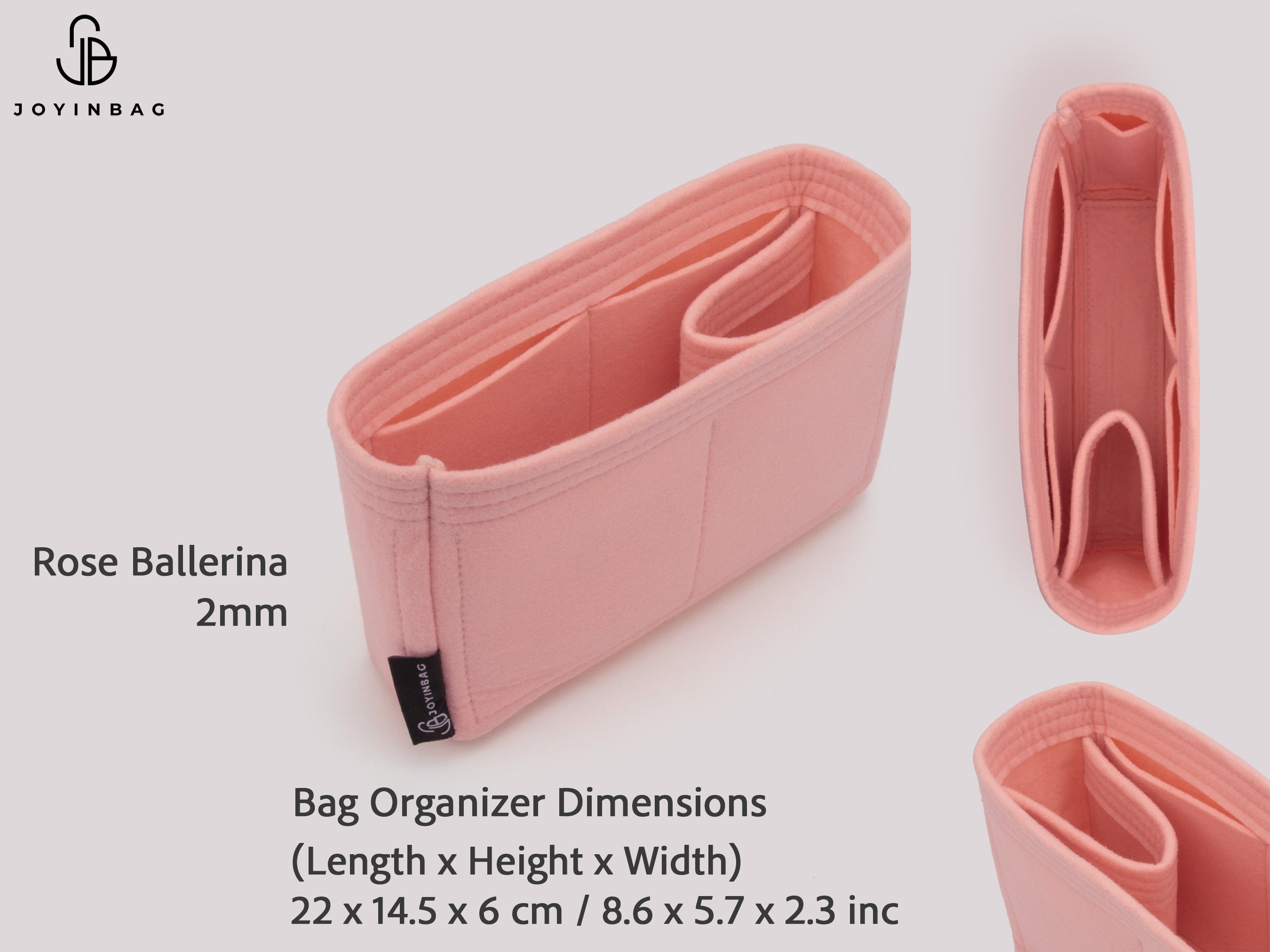 Clearance Small Bag Organizer Insert, Felt Purse Organizer for Tote Bags